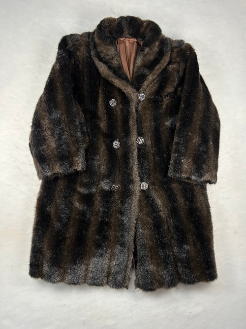 Eco-pelliccia vintage – Donna Taglia L