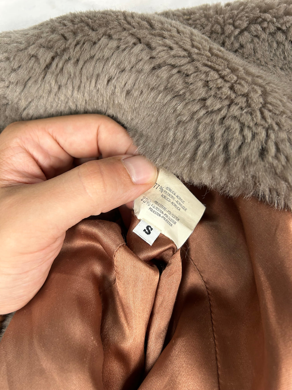 Eco-pelliccia vintage – Donna Taglia S