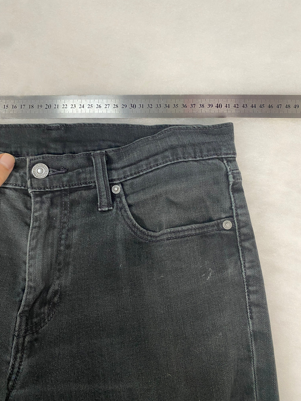 Jeans Levi's 511 grigio scuro vintage Uomo W32 L30