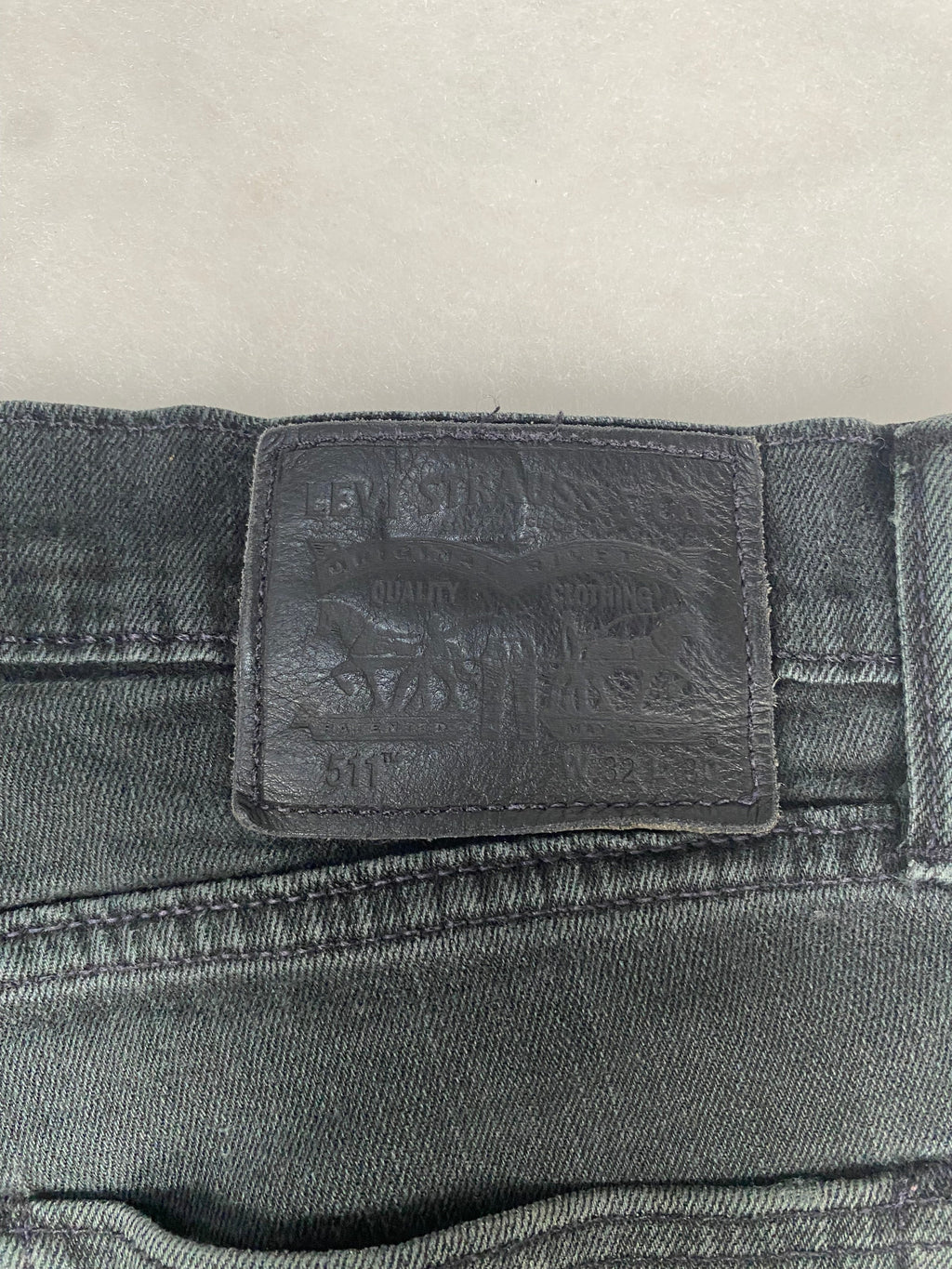 Jeans Levi's 511 grigio scuro vintage Uomo W32 L30