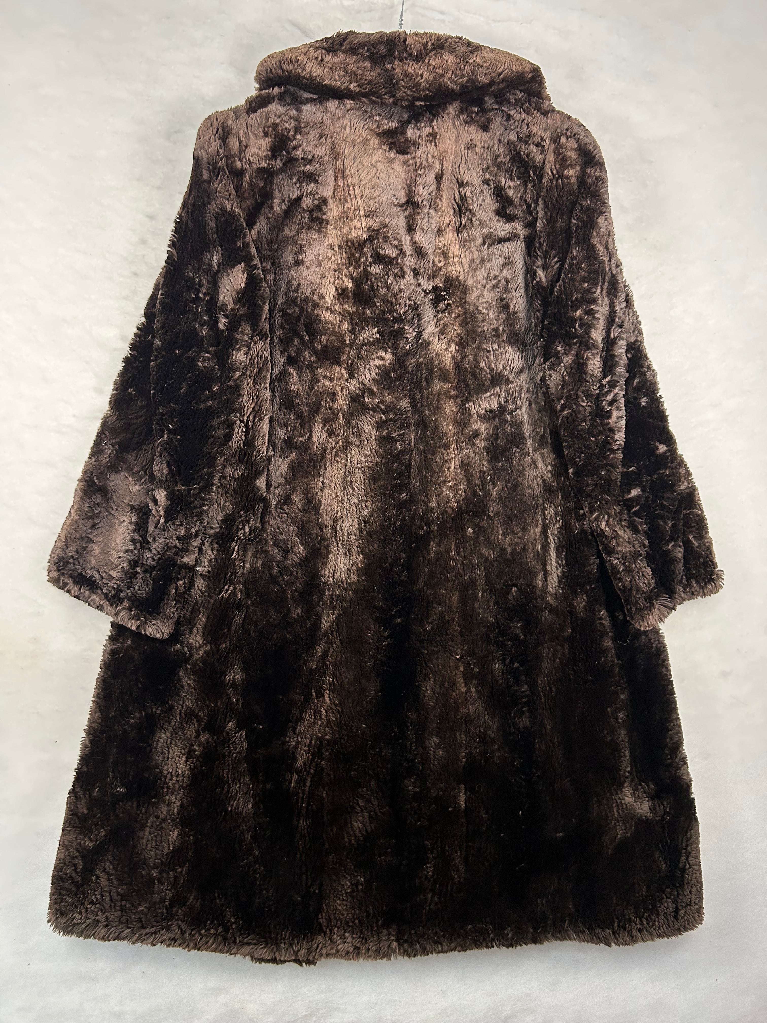 Eco-pelliccia vintage – Donna Taglia L