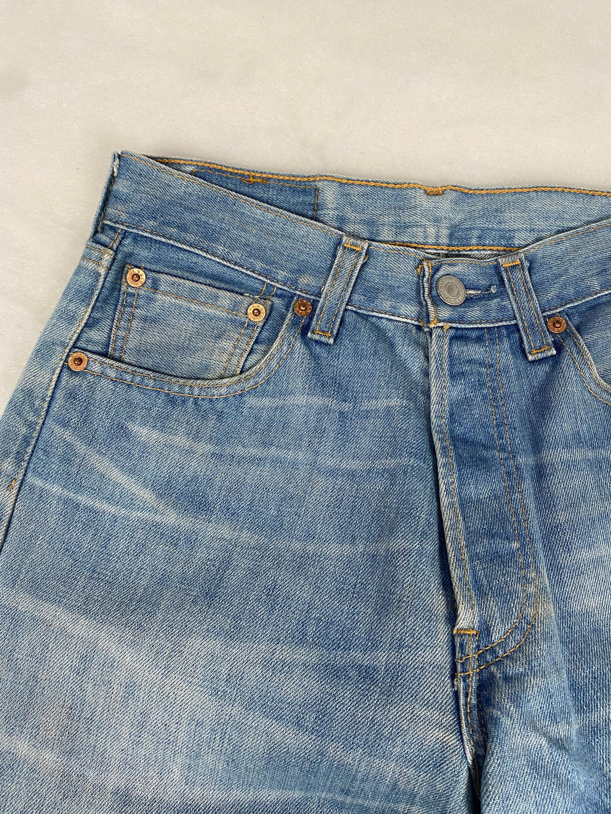 Jeans Levi's 501 blu chiaro vintage Uomo W28 L34