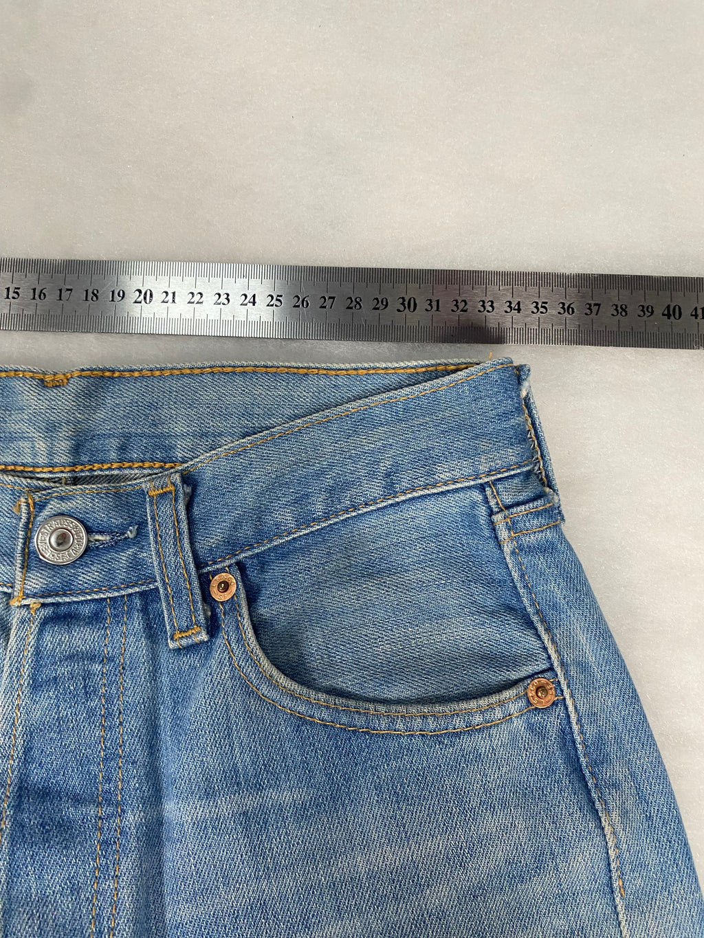 Jeans Levi's 501 blu chiaro vintage Uomo W28 L34