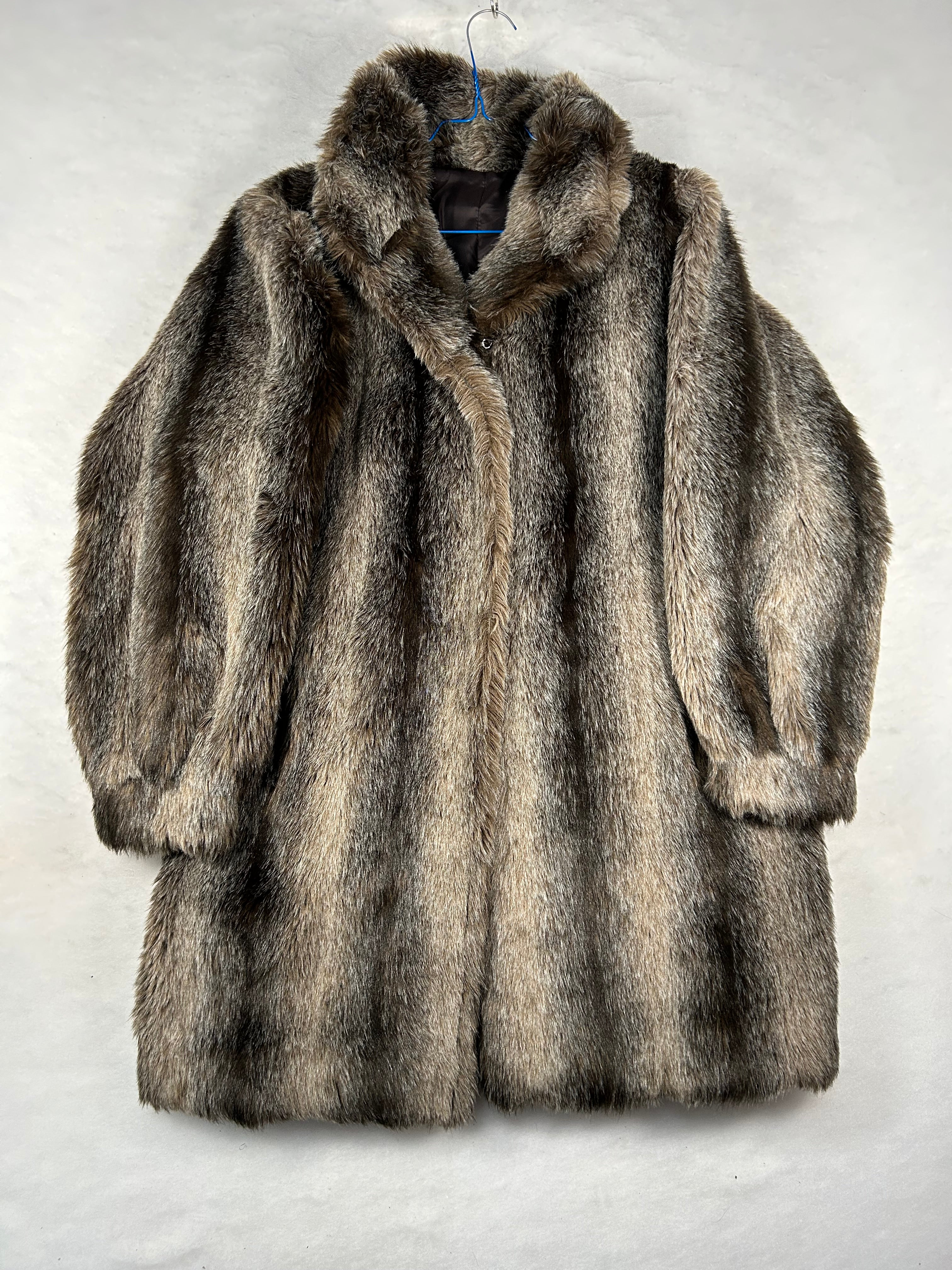 Eco-pelliccia vintage – Donna Taglia L