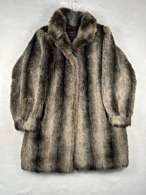 Eco-pelliccia vintage – Donna Taglia L