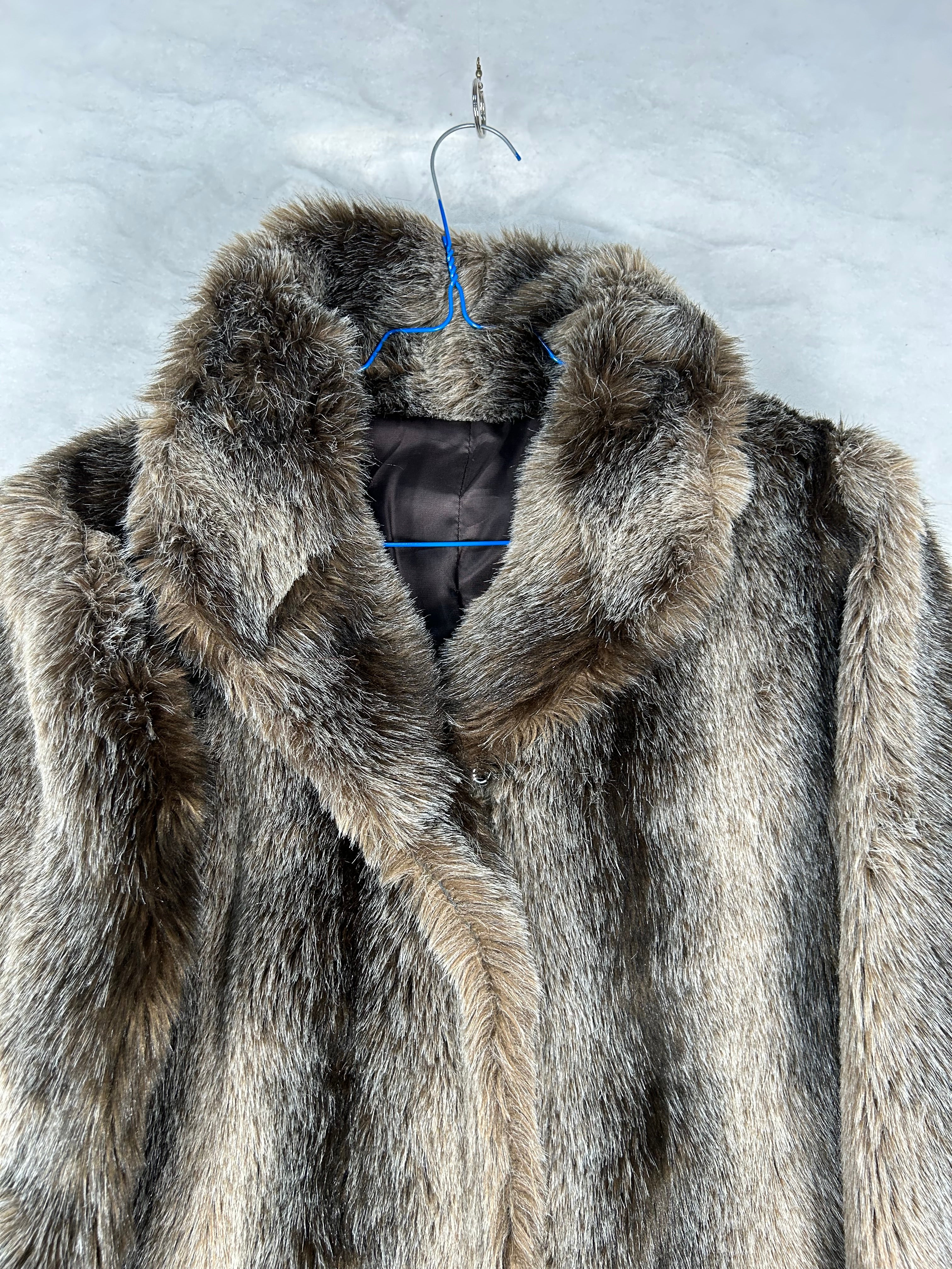 Eco-pelliccia vintage – Donna Taglia L