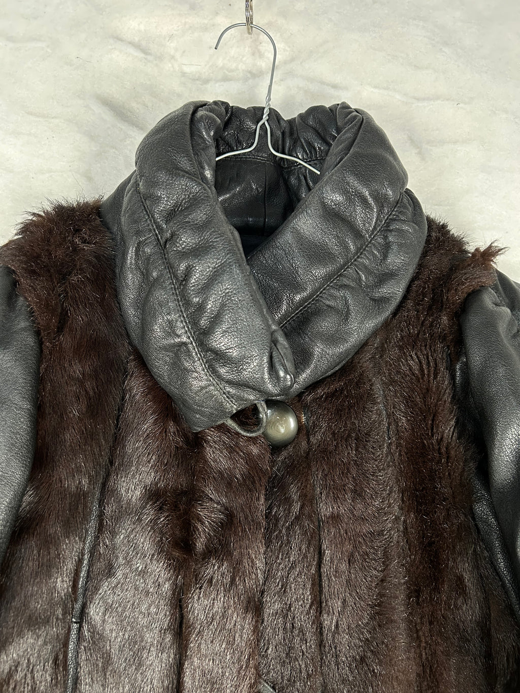 Cappotto in eco-pelliccia vintage – Donna Taglia S/M