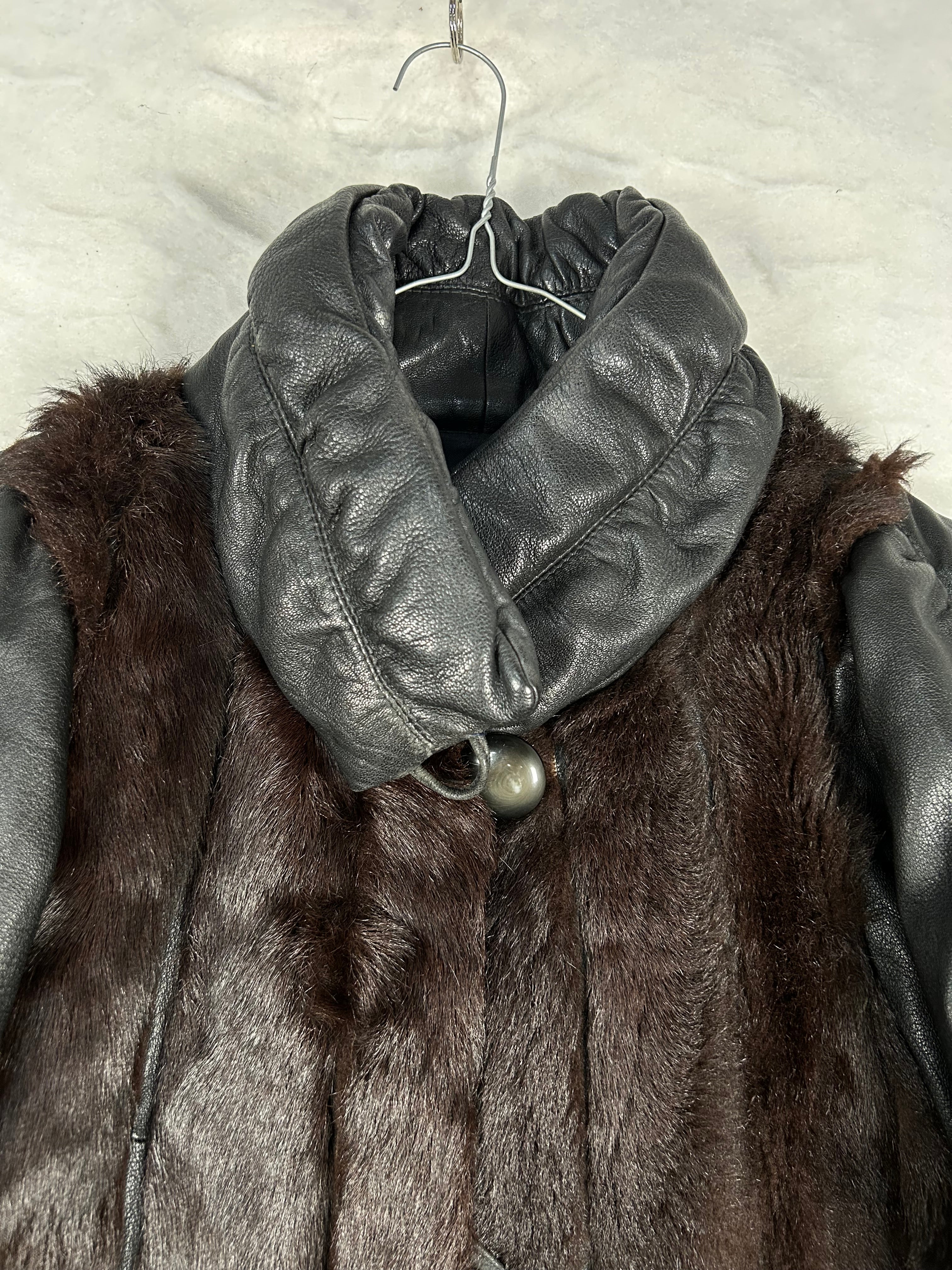 Cappotto in eco-pelliccia vintage – Donna Taglia S/M