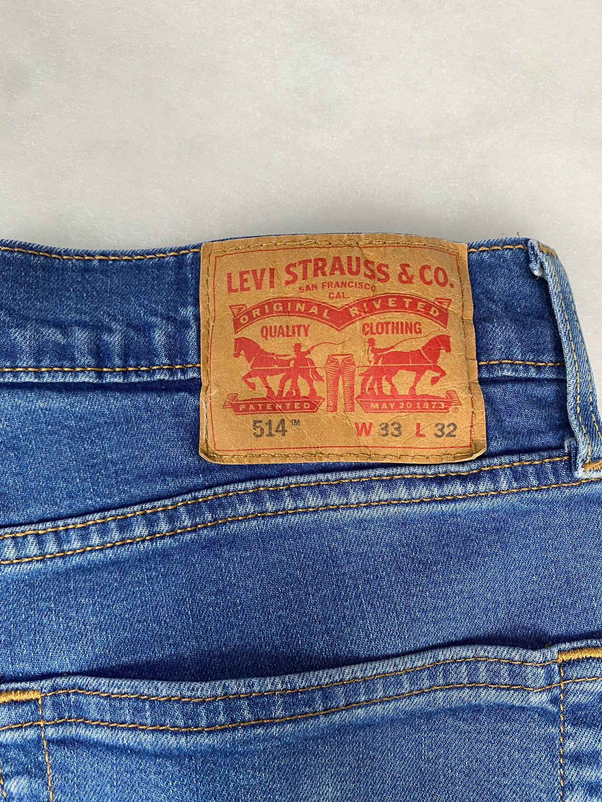 Jeans Levi's 514 dettaglio etichetta