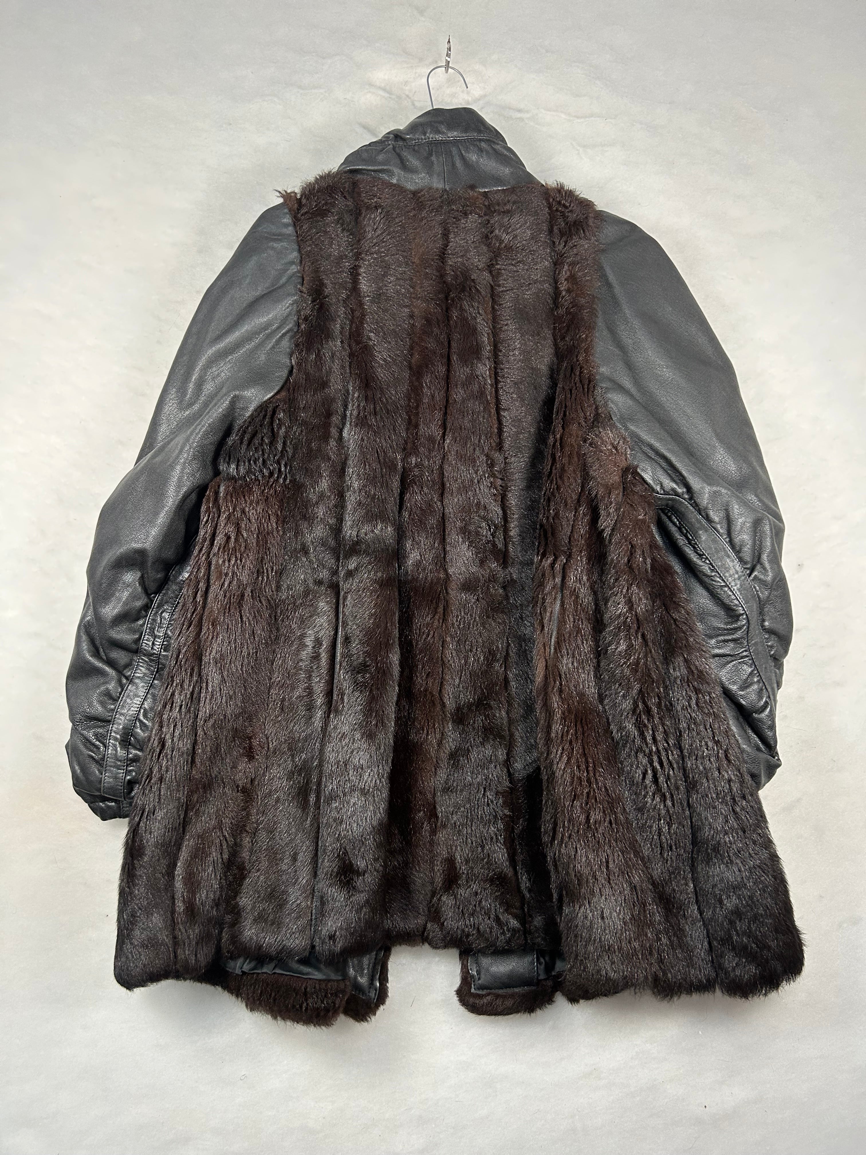Cappotto in eco-pelliccia vintage – Donna Taglia S/M