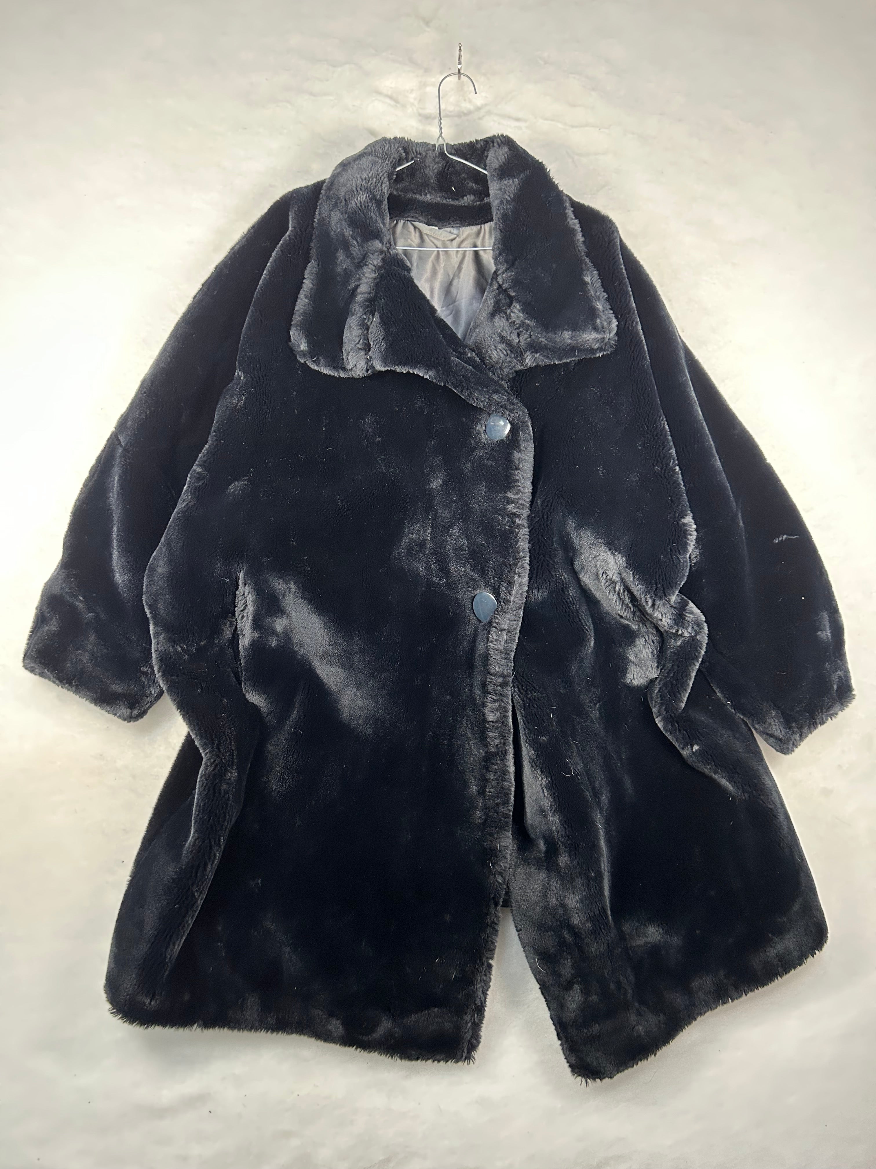 Eco-pelliccia vintage – Donna Taglia M