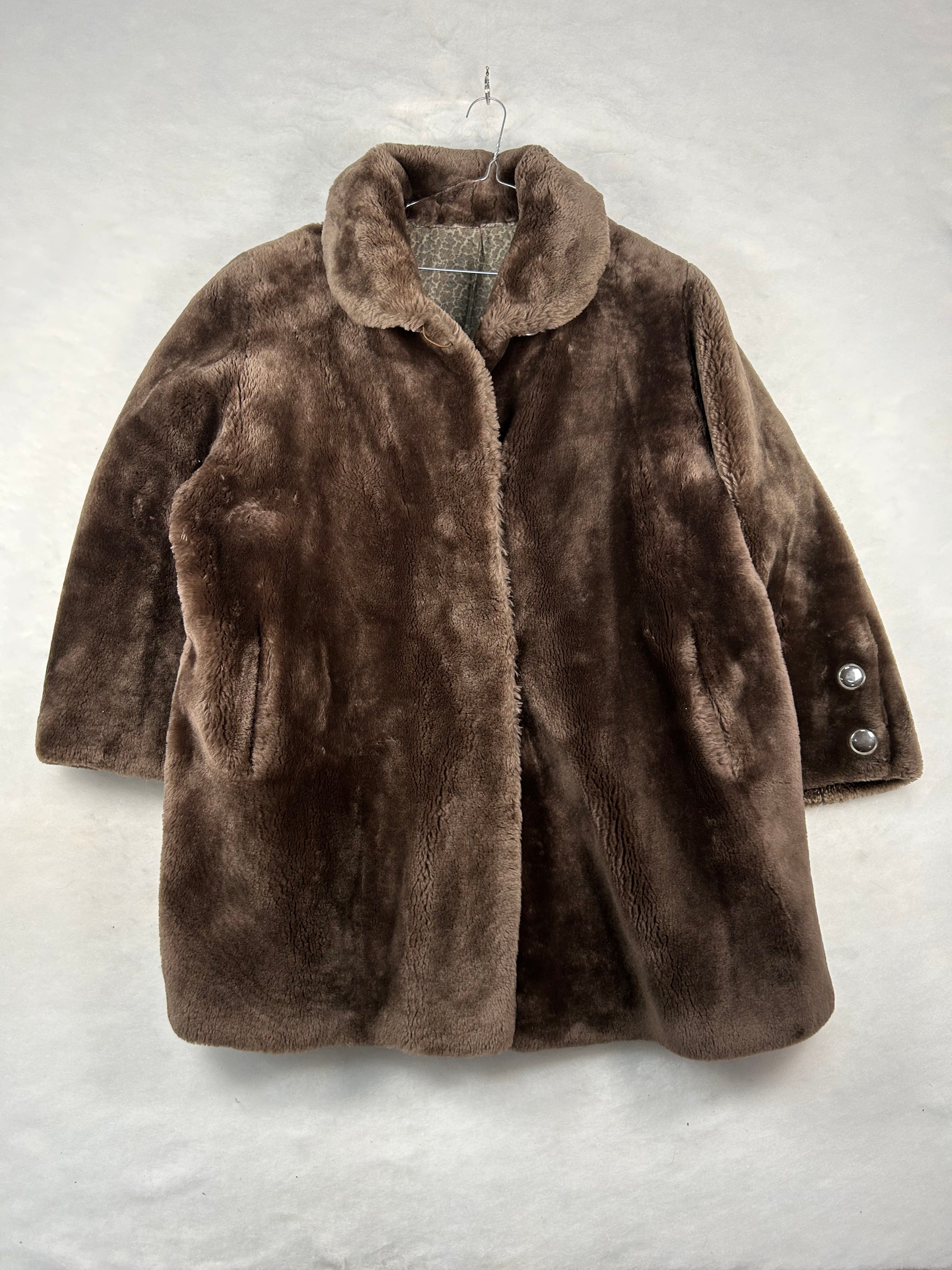 Eco-pelliccia vintage – Donna Taglia L