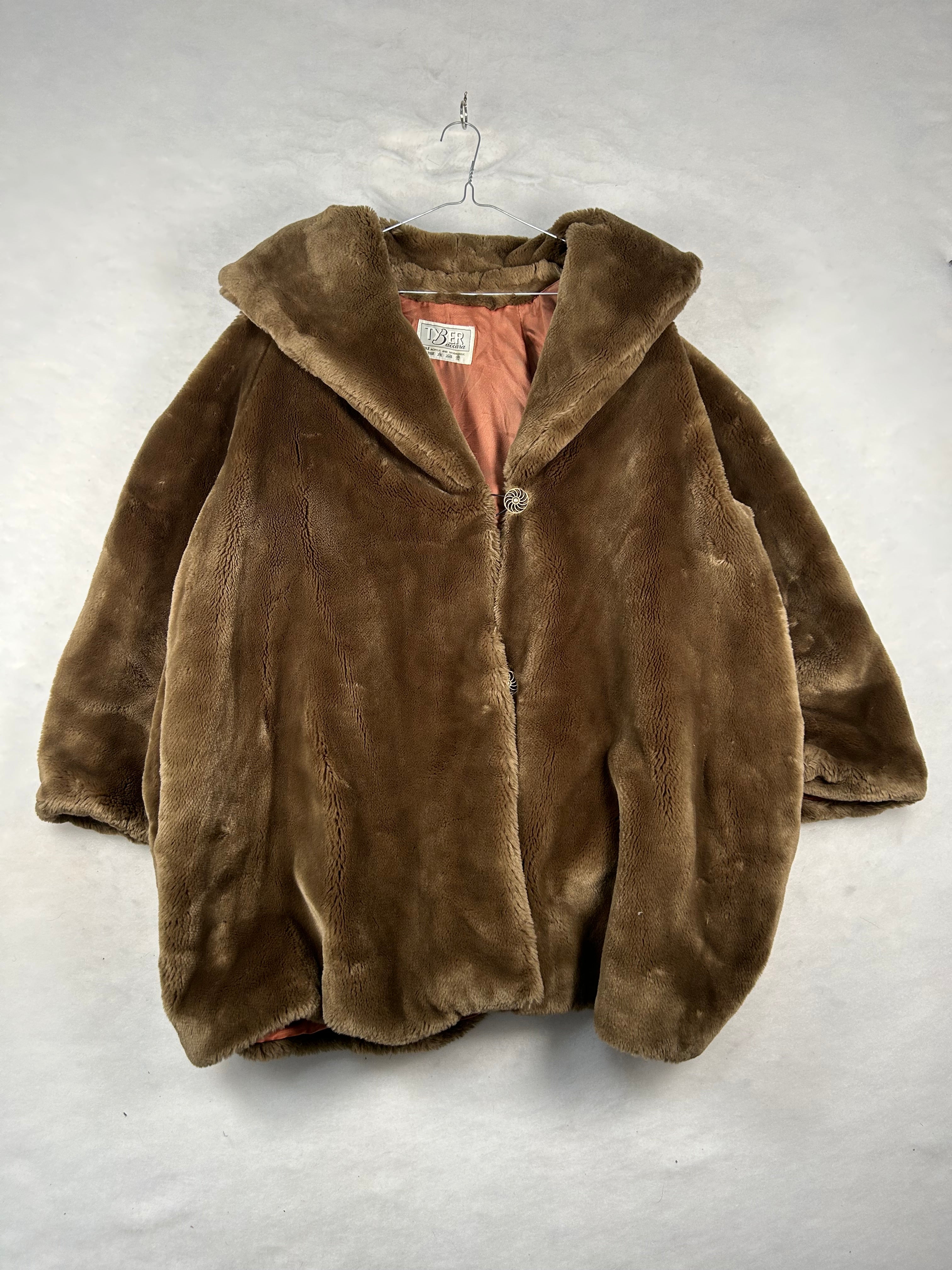 Eco-pelliccia vintage – Donna Taglia L