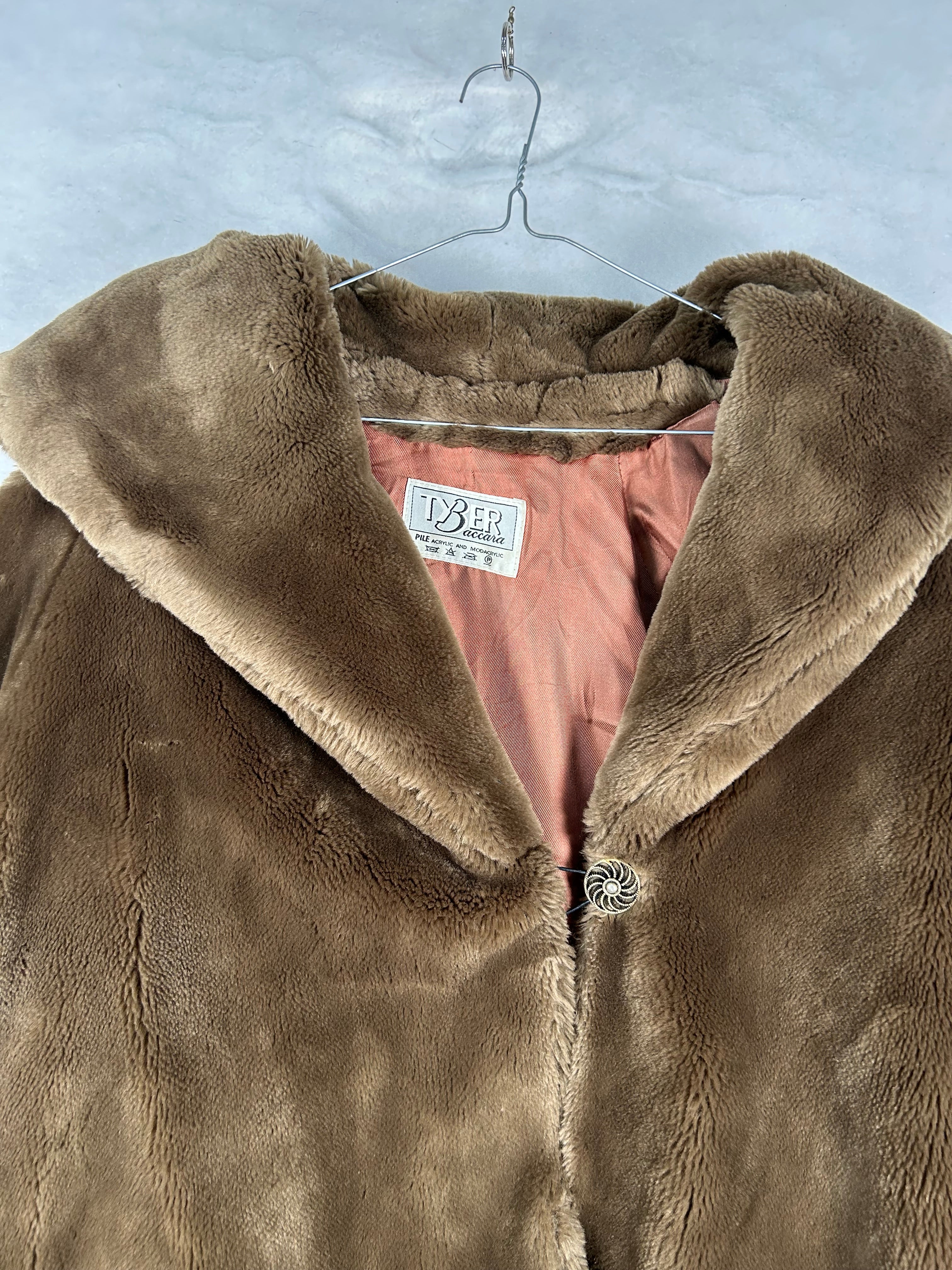Eco-pelliccia vintage – Donna Taglia L