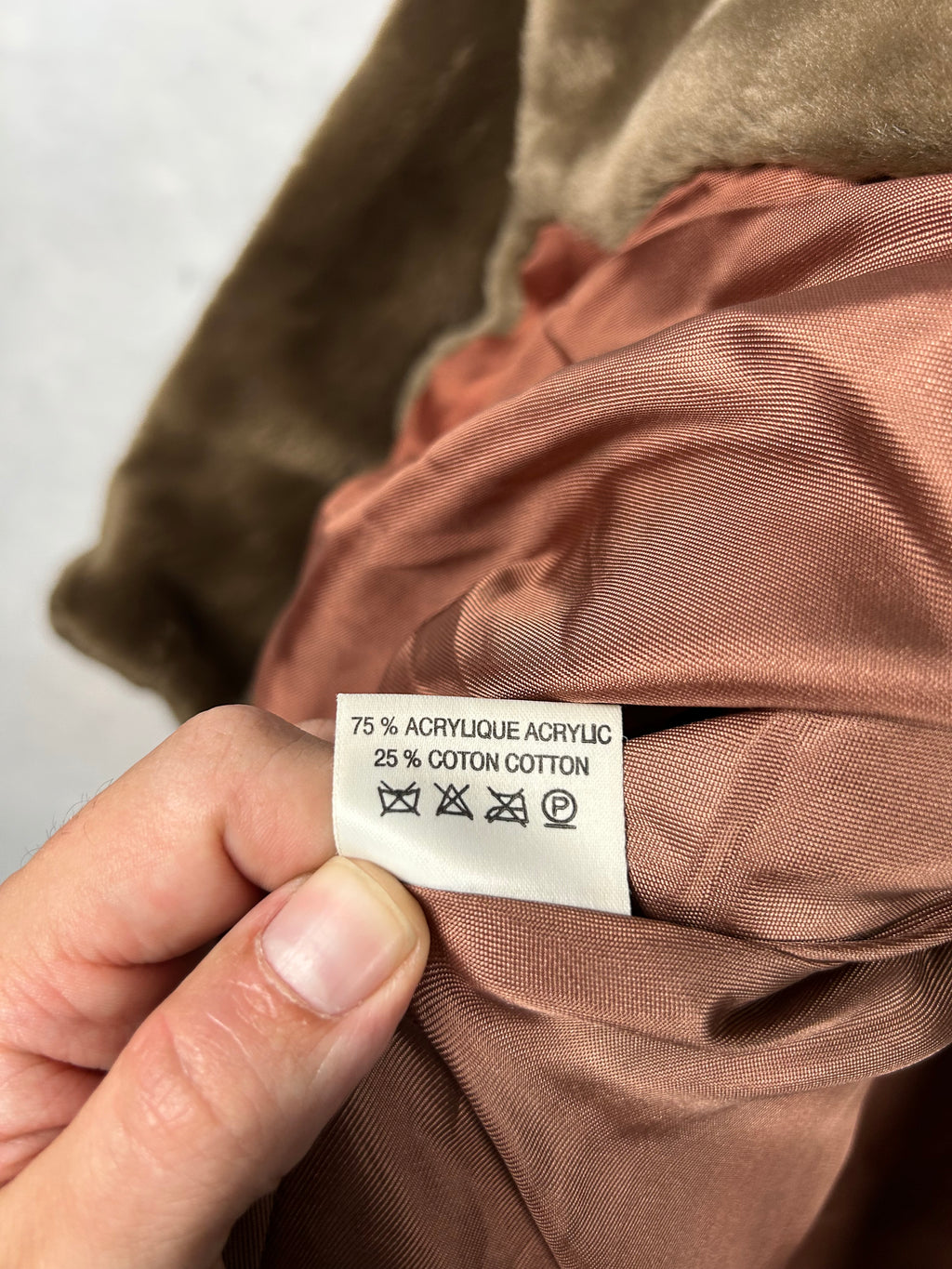 Eco-pelliccia vintage – Donna Taglia L