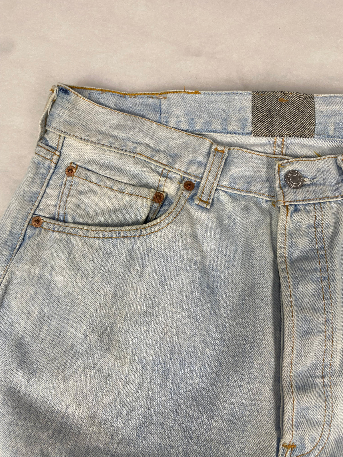 Jeans Levi's 501 dettaglio tasche