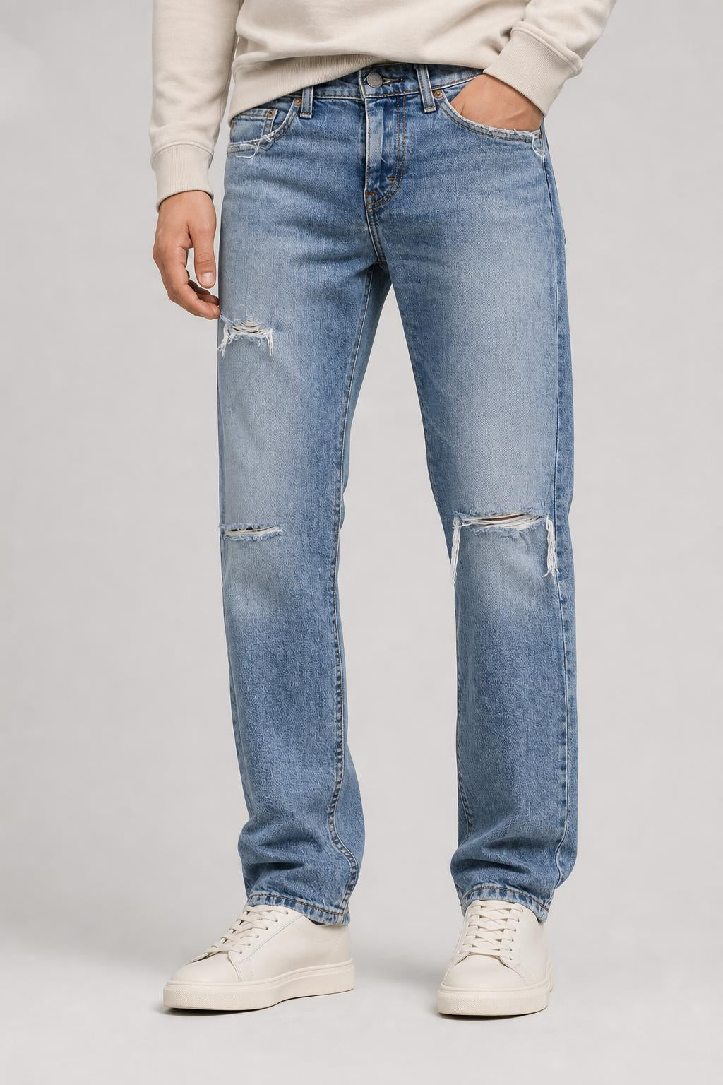Jeans Levi's 502 blu Uomo W30 L32 indossato