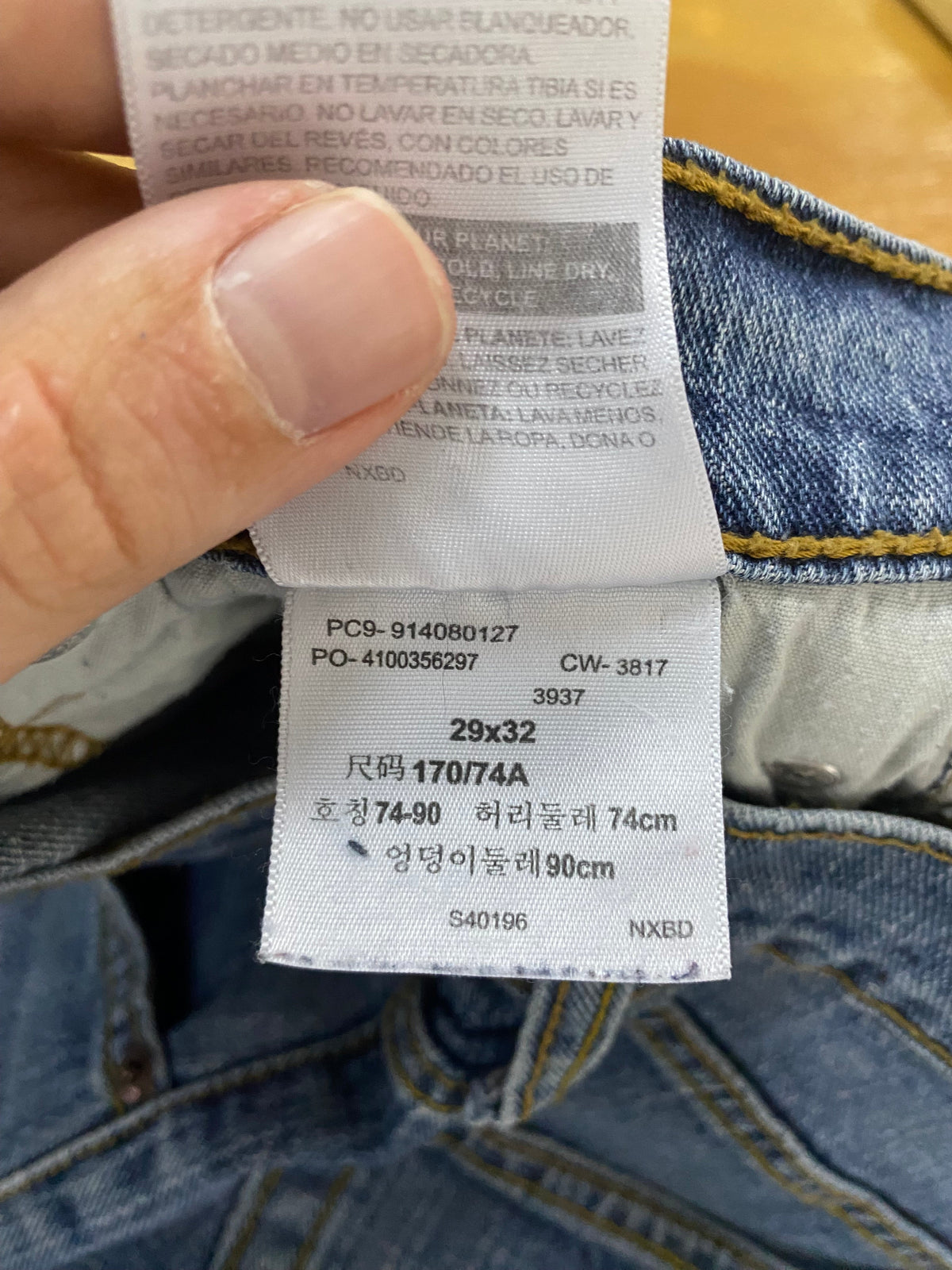 Jeans Levi's Signature etichetta W29 L32