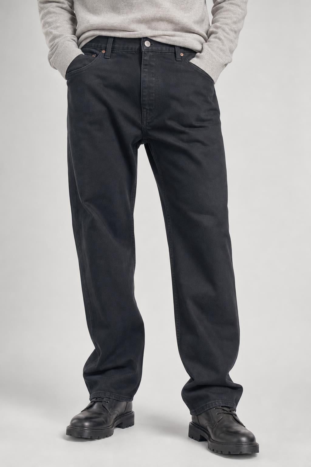 Jeans Levi's 501 nero Uomo W40 L34 indossato