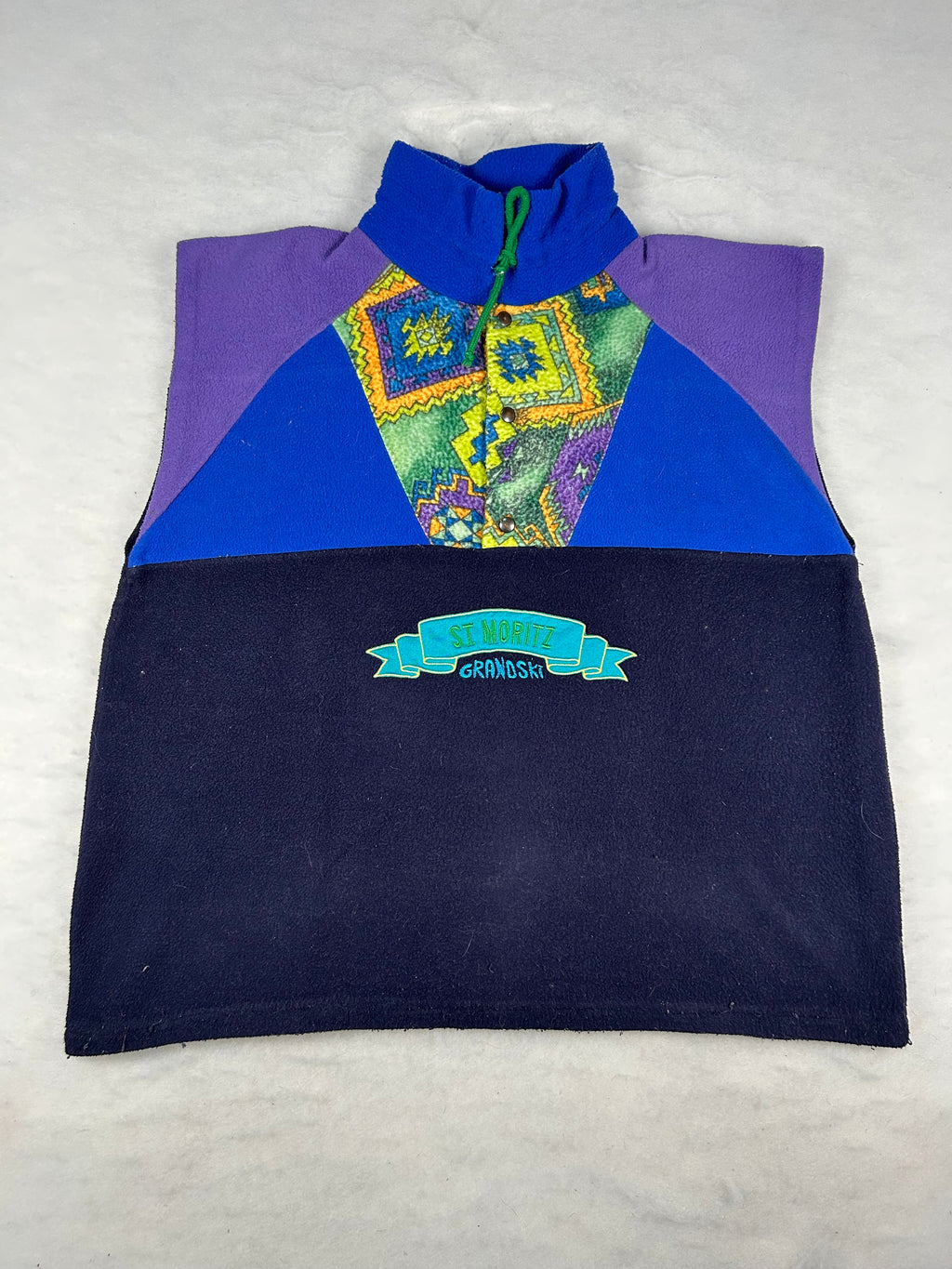 Gilet Pile Vintage Taglia XL Uomo