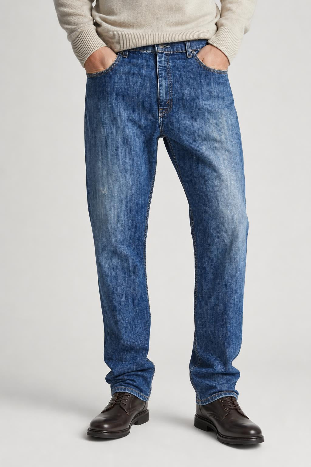Jeans Levi's blu Uomo W40 L34 indossato