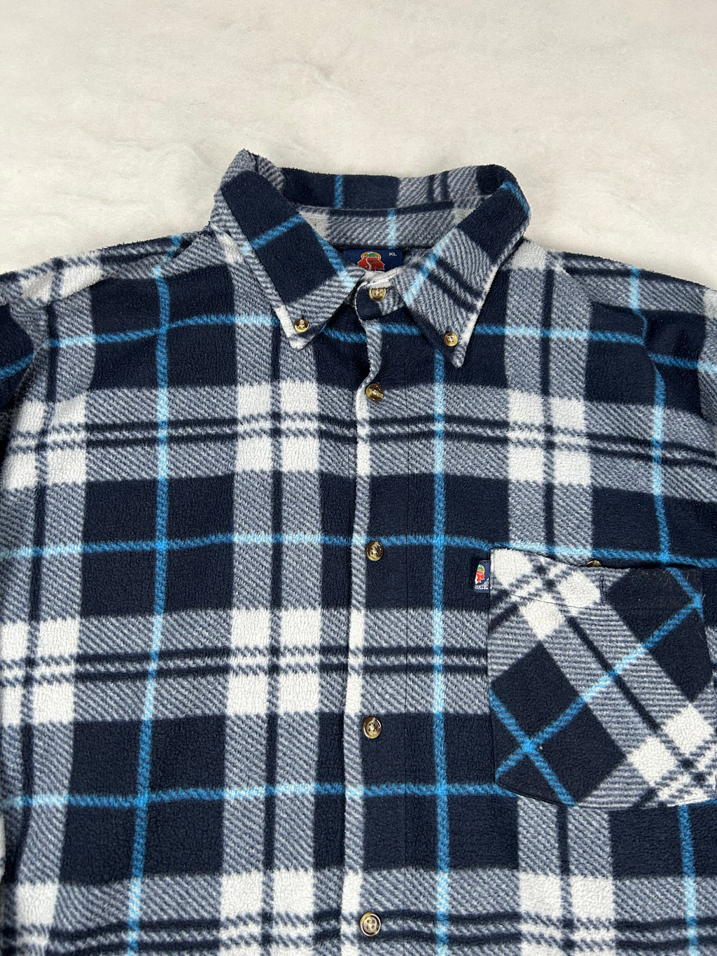 Camicia Pile Vintage Taglia XL Uomo