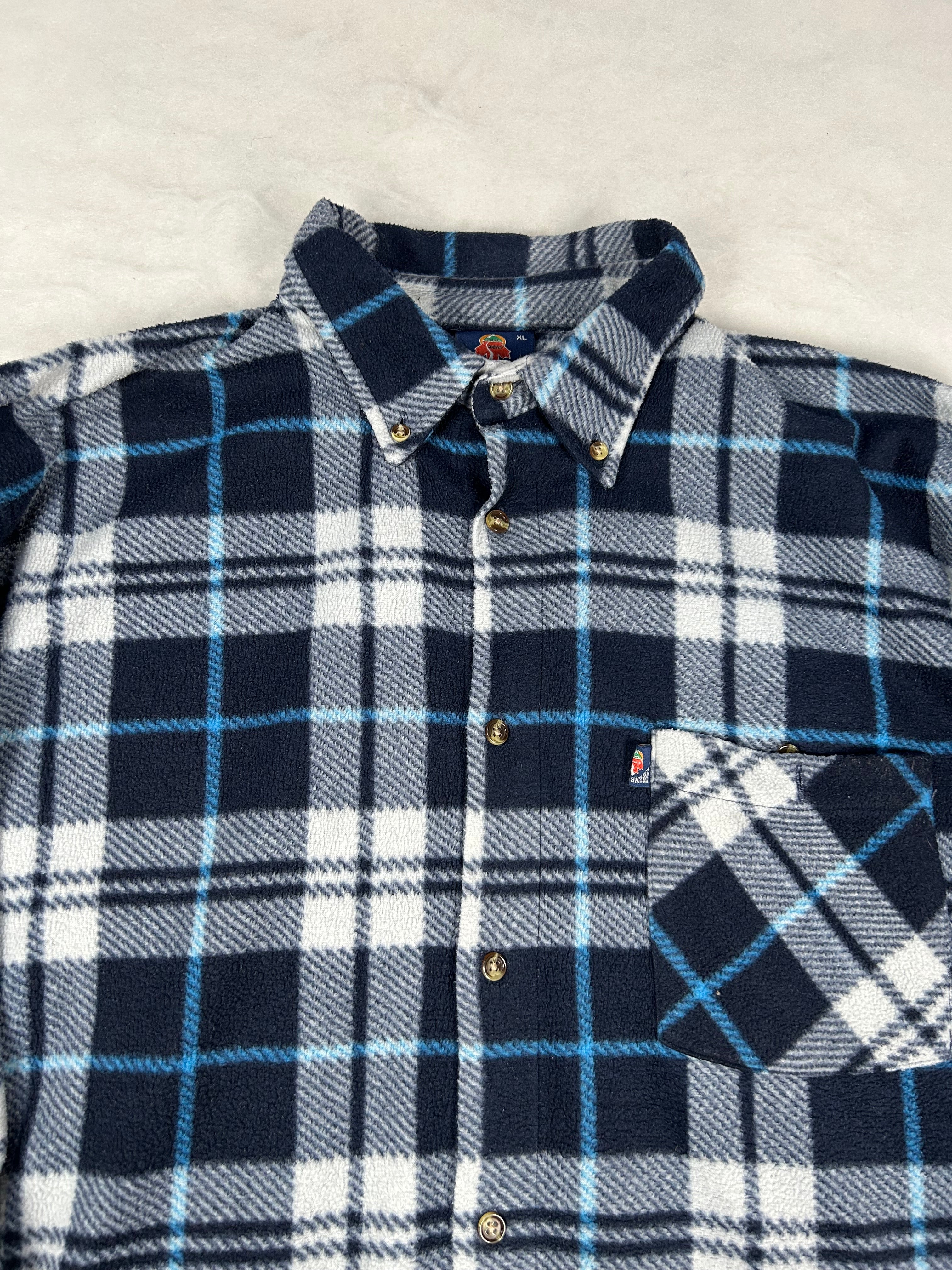 Camicia Pile Vintage Taglia XL Uomo