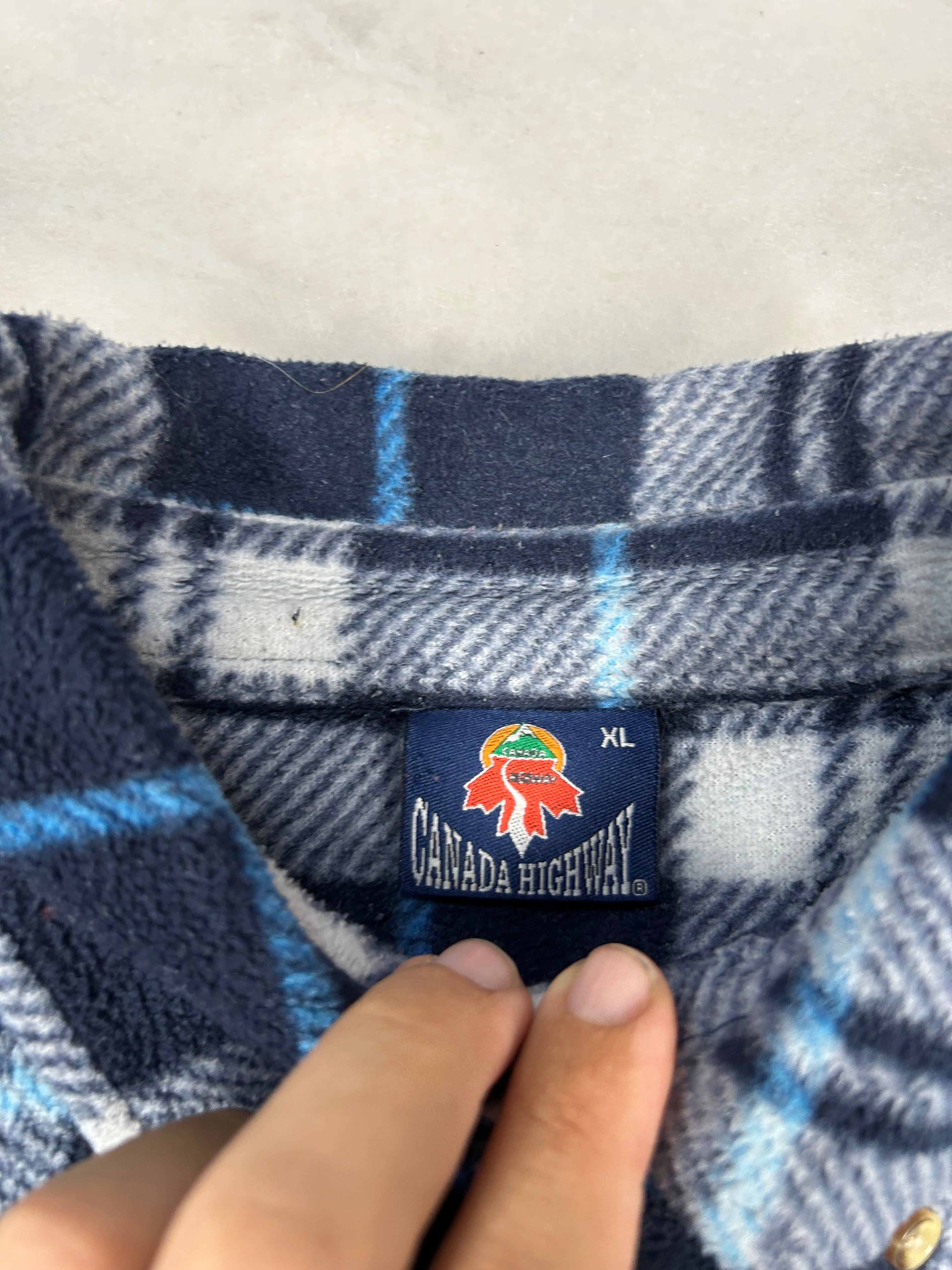 Camicia Pile Vintage Taglia XL Uomo