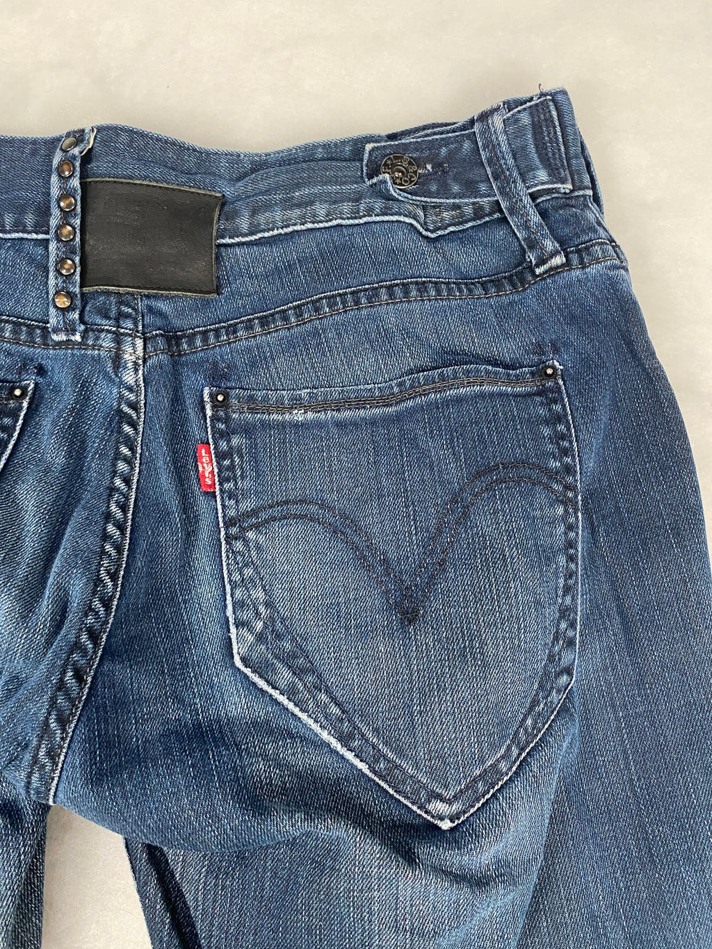 Jeans Levi's blu patch posteriore