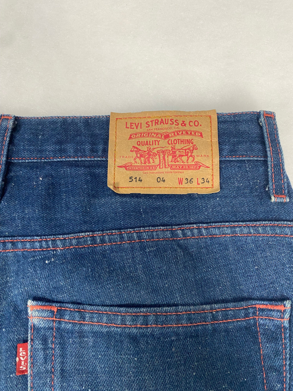 Jeans Levi's 514 patch W36 L34