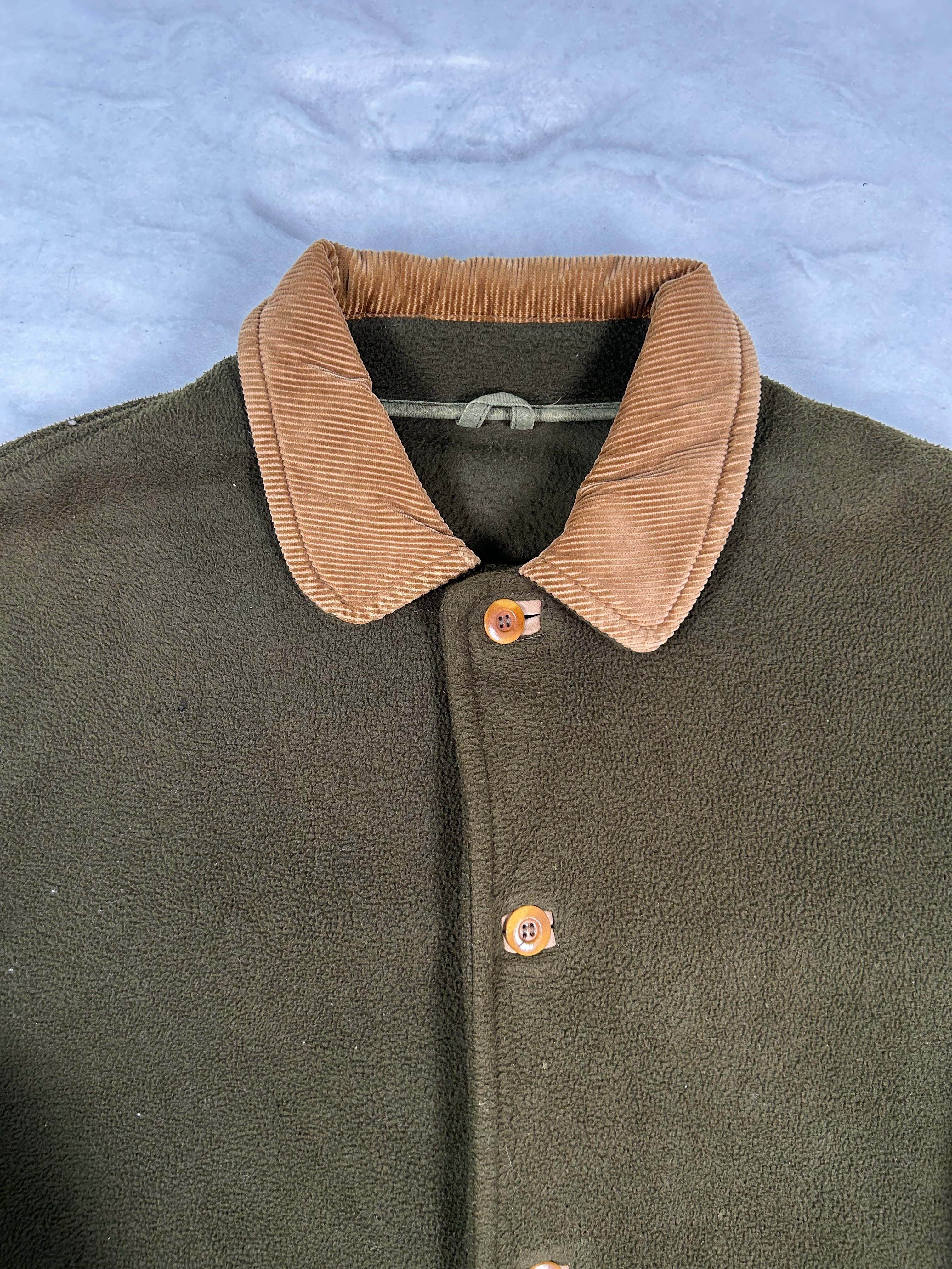 Giacca in Pile Vintage Taglia L Uomo