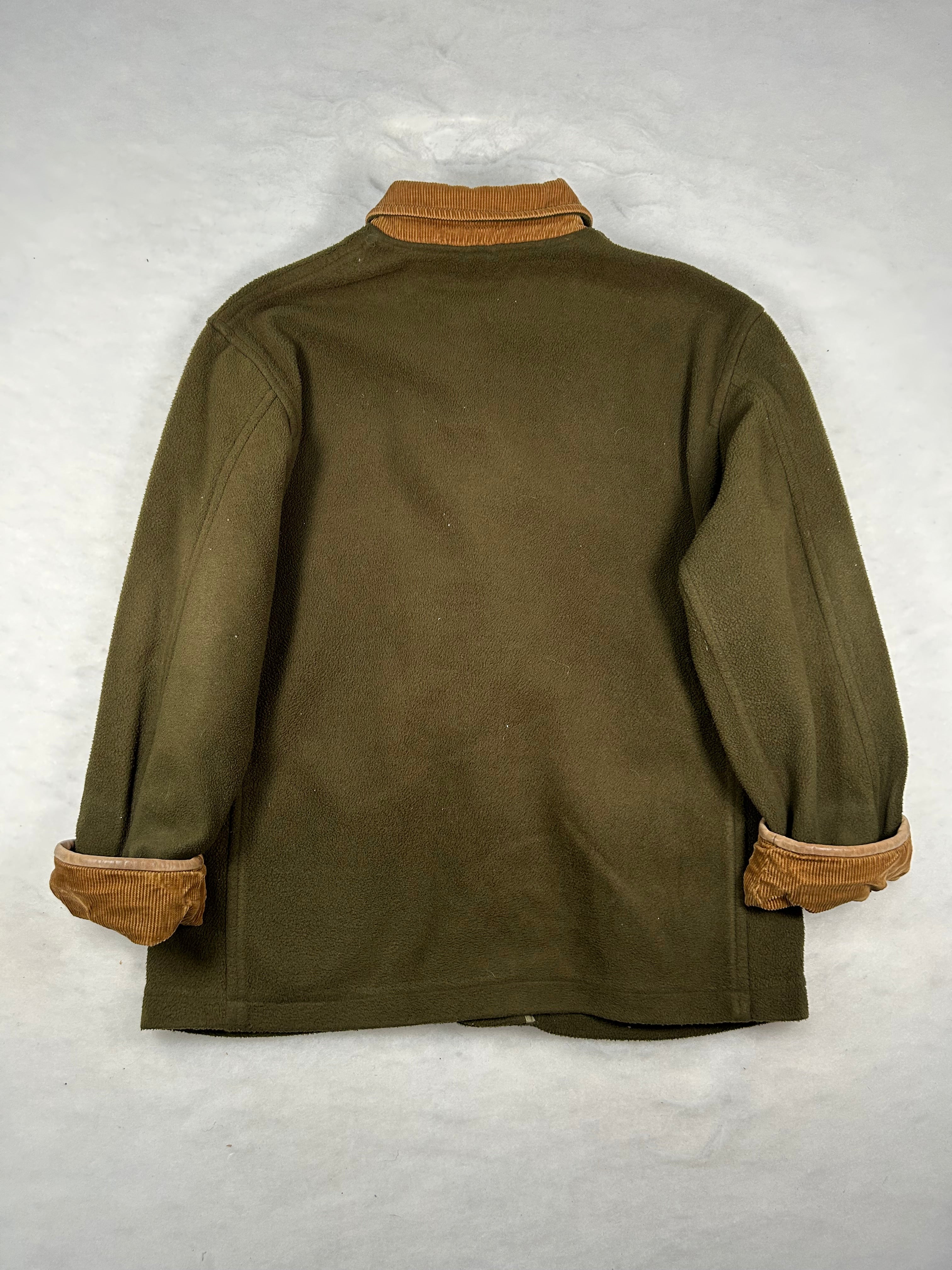 Giacca in Pile Vintage Taglia L Uomo