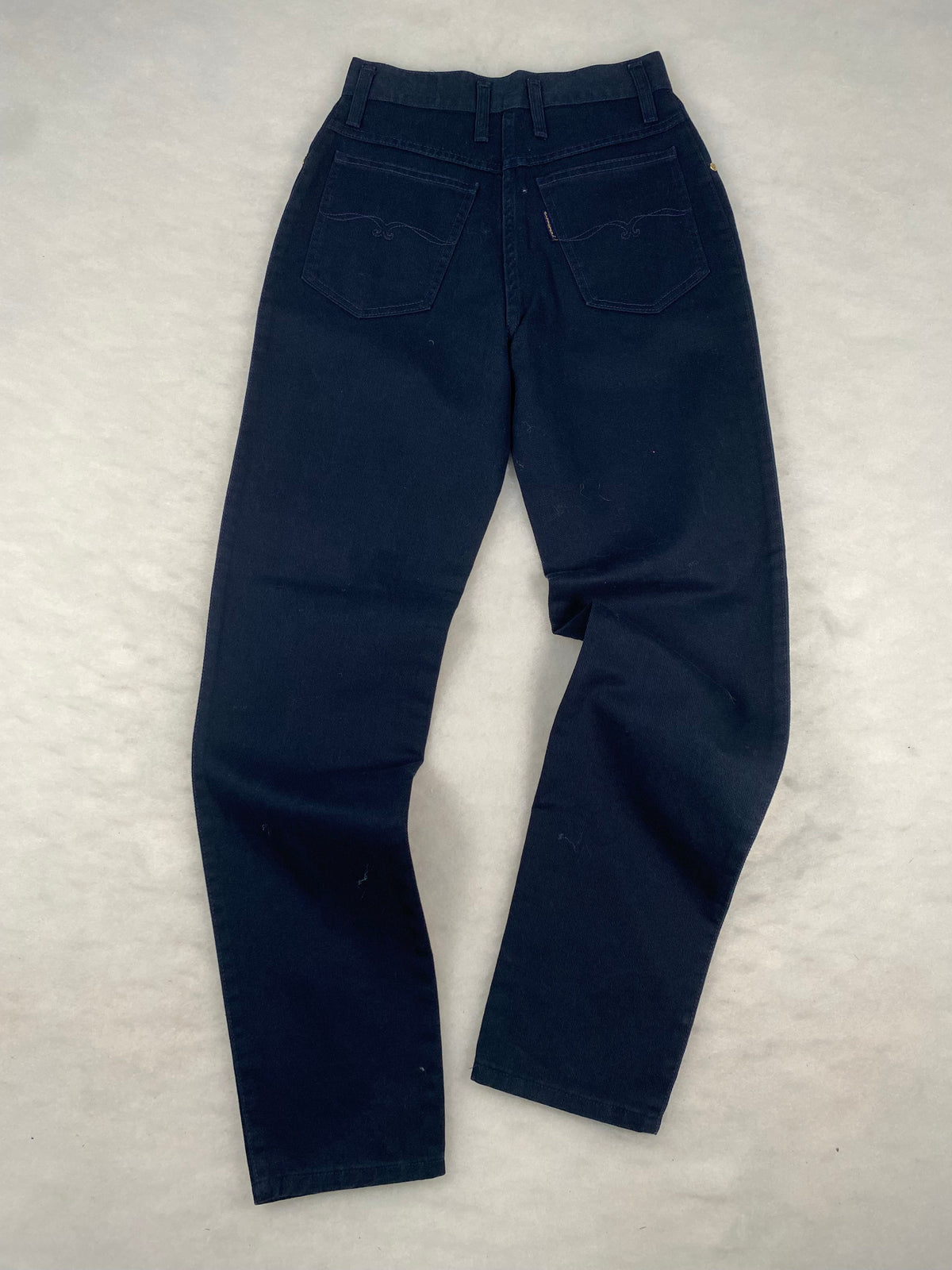 Pantaloni blu navy retro