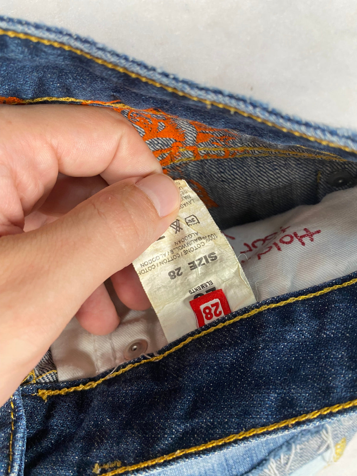 Shorts di jeans Dsquared2 etichetta W28