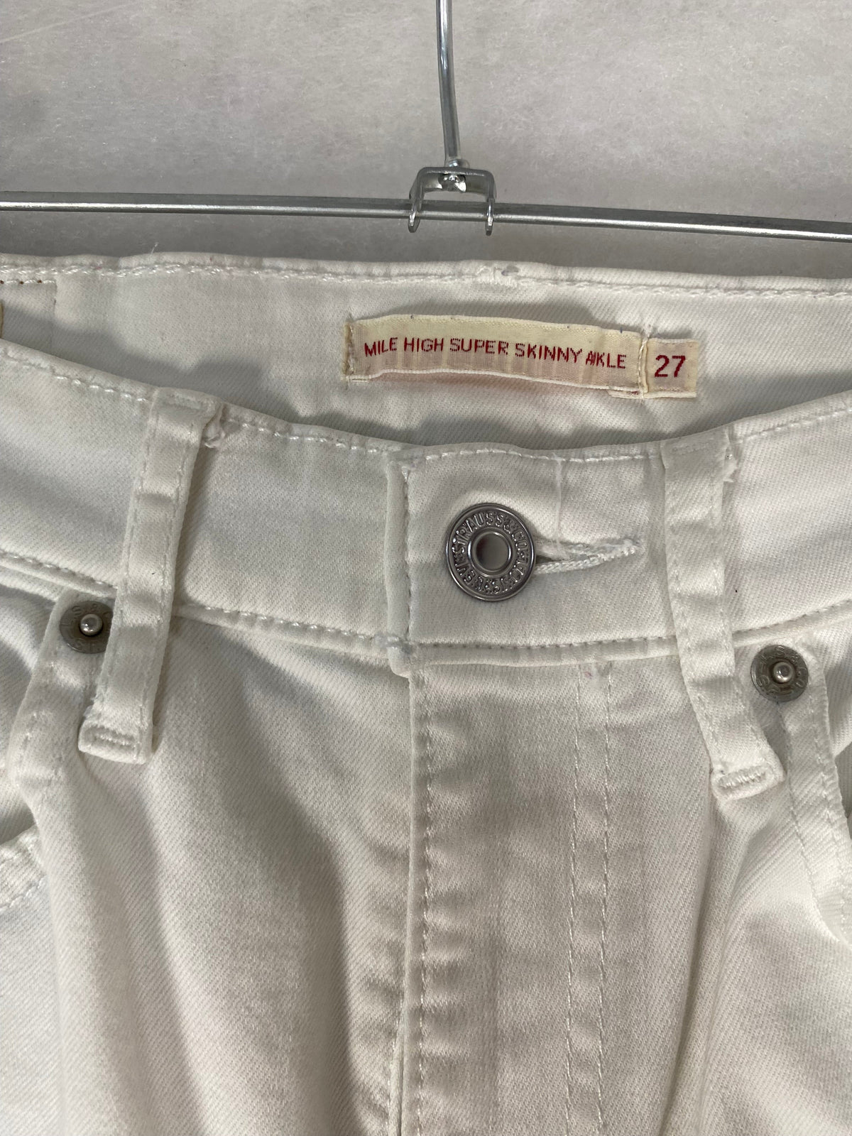 Jeans Levi's Mile High vita e bottone