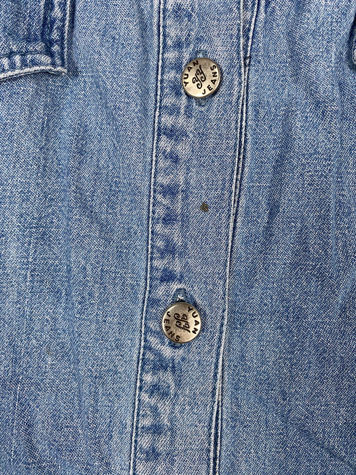 Camicia di jeans ricamo bottoni