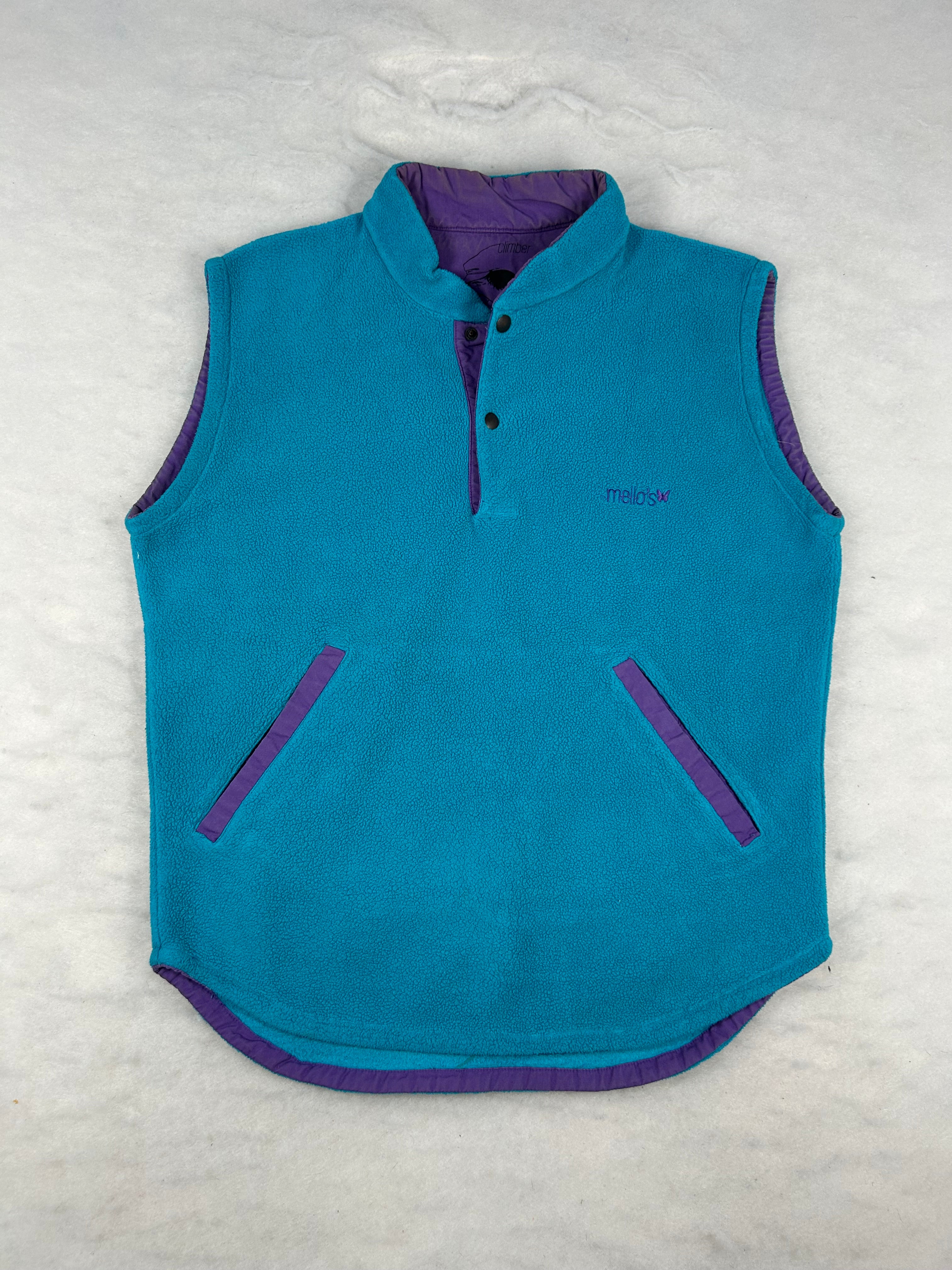Gilet Pile Vintage Taglia M Donna