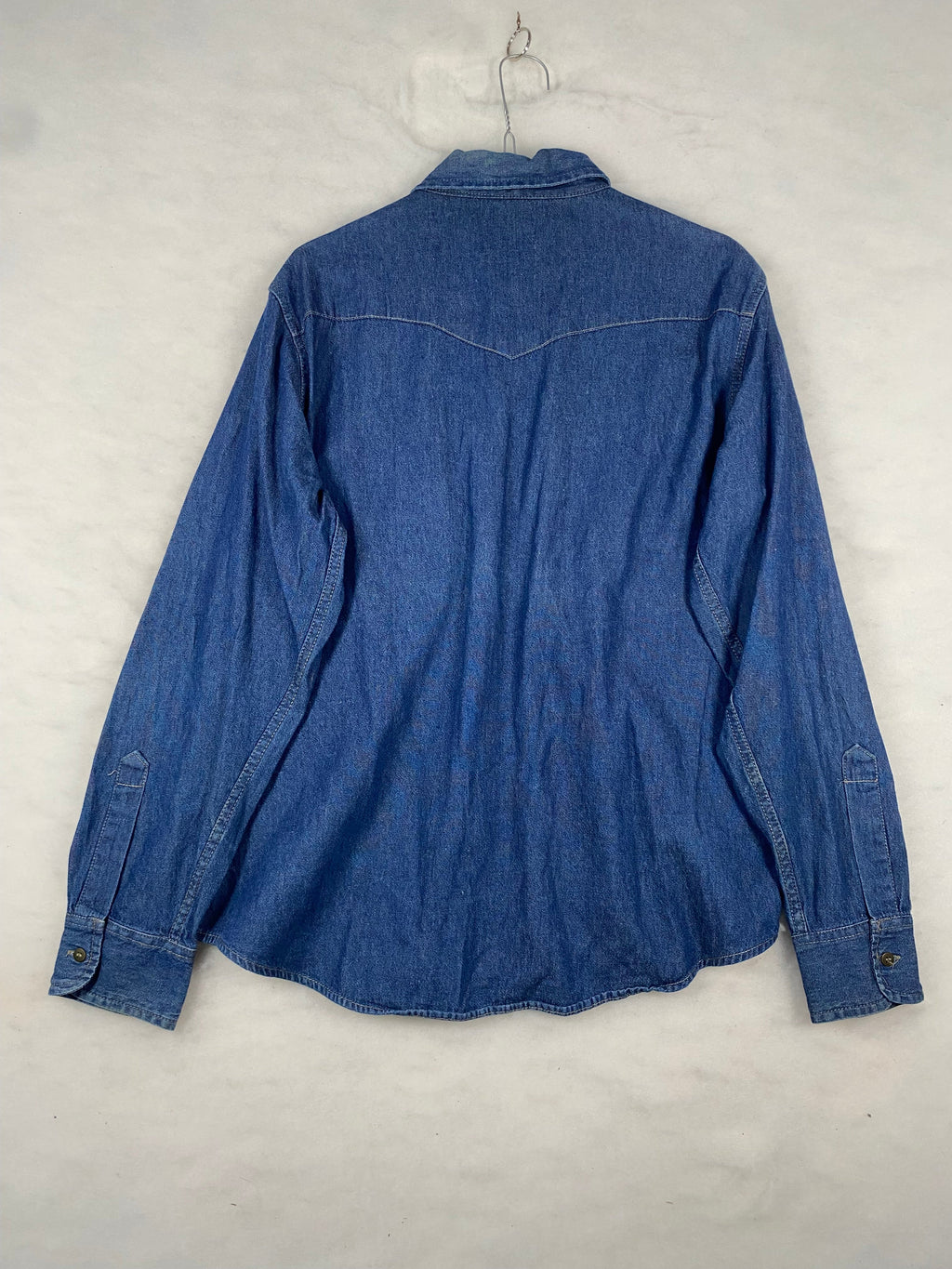 Camicia di jeans blu retro
