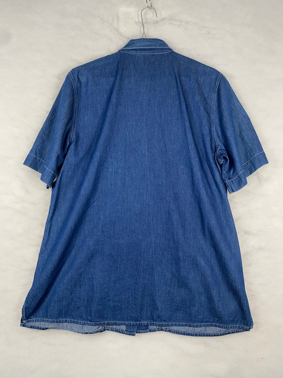 Camicia di jeans ricamo retro