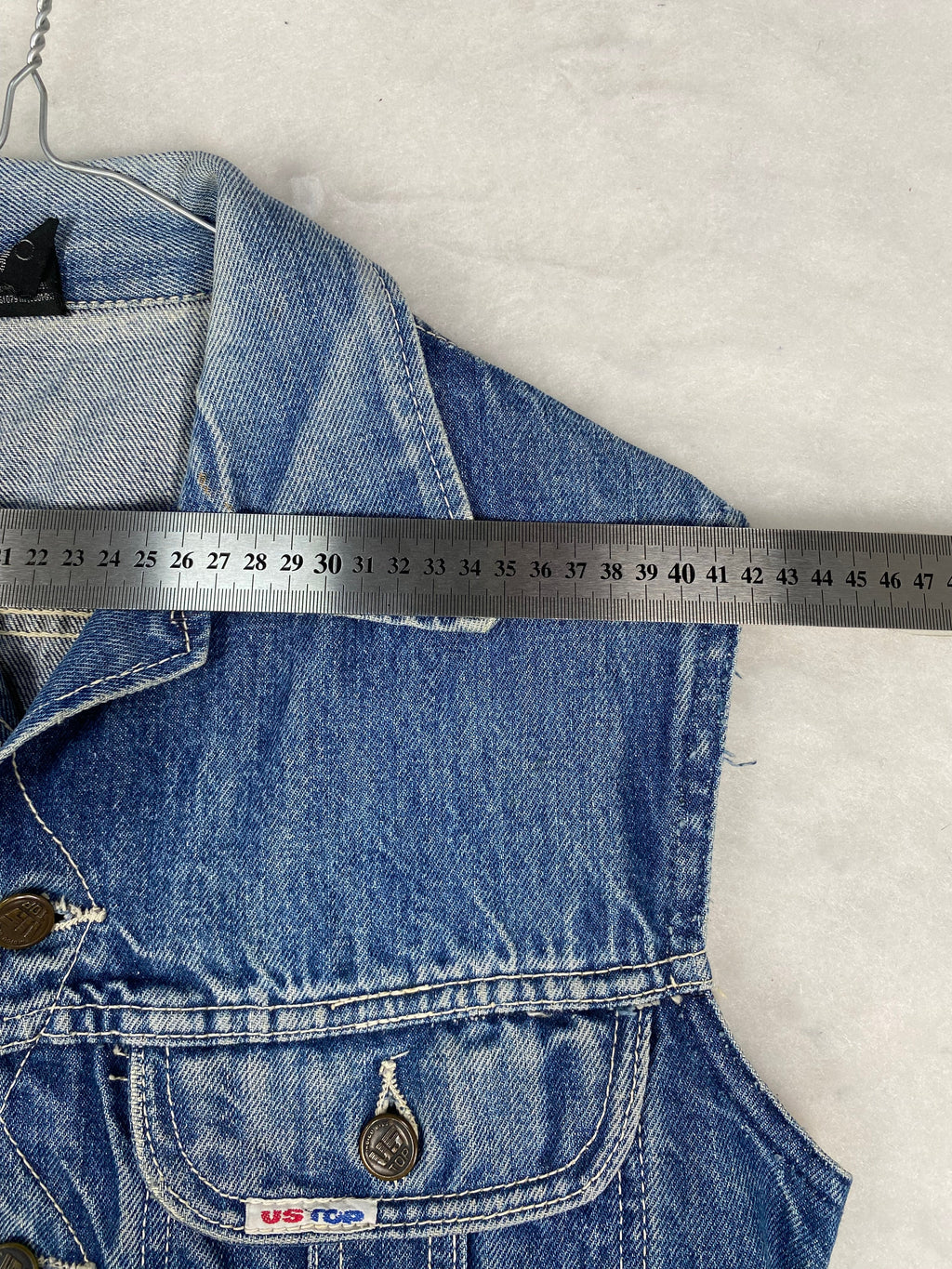 Gilet di jeans tab
