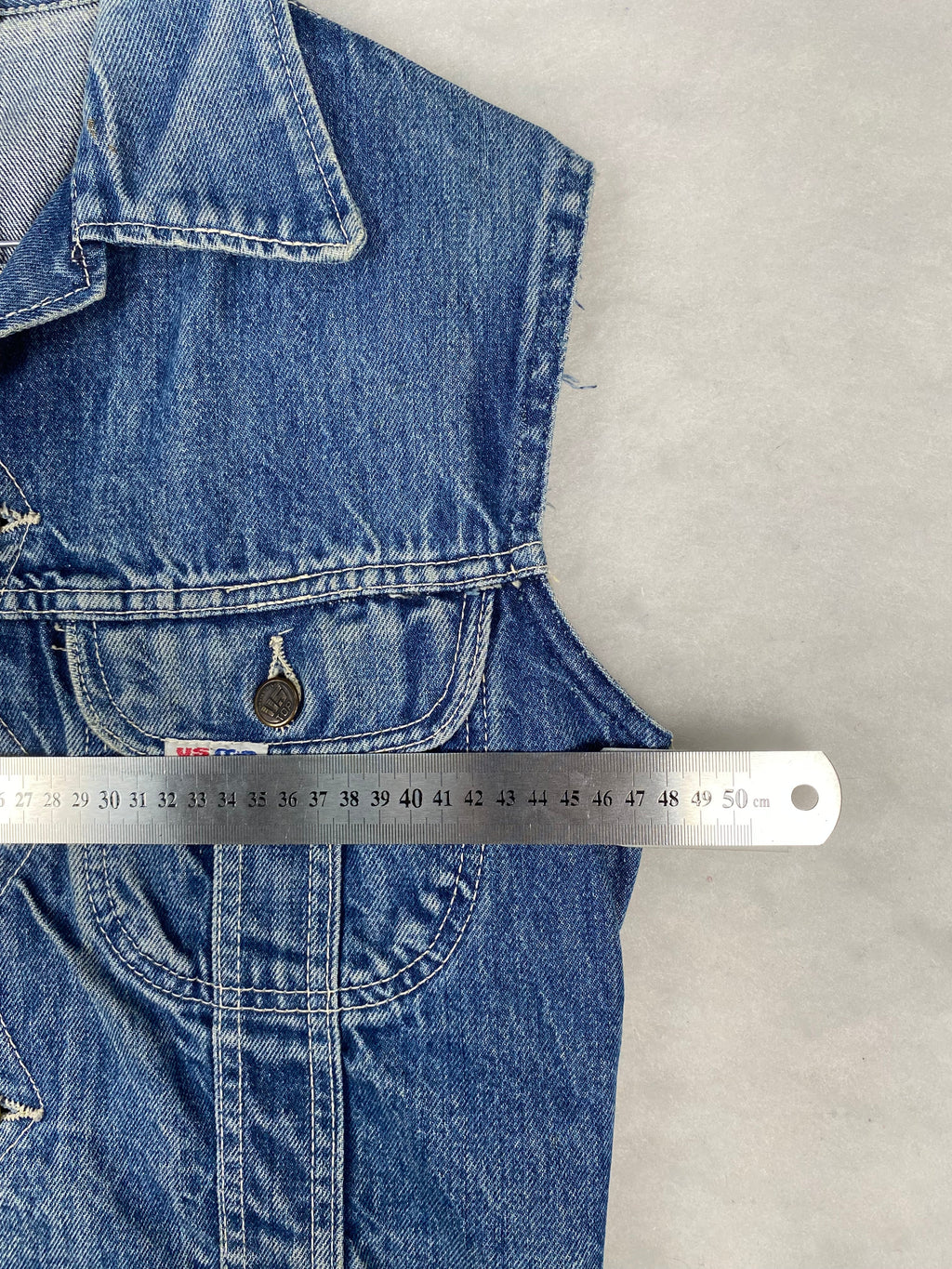 Gilet di jeans misura