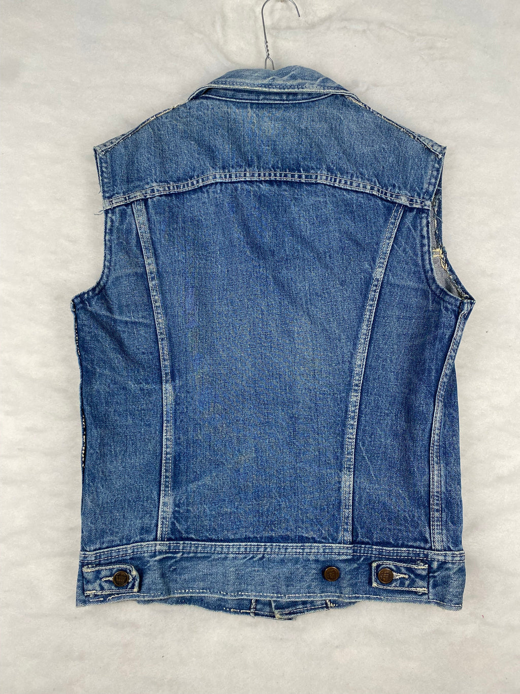 Gilet di jeans fronte
