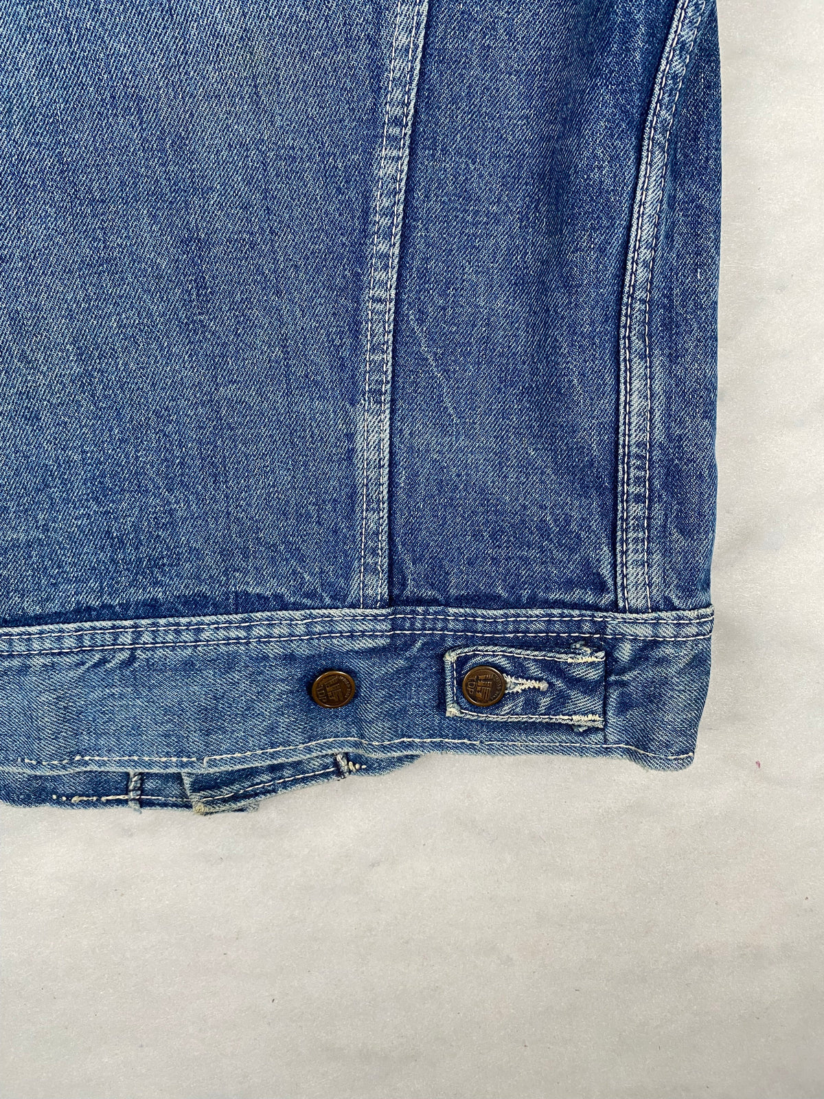 Gilet di jeans retro