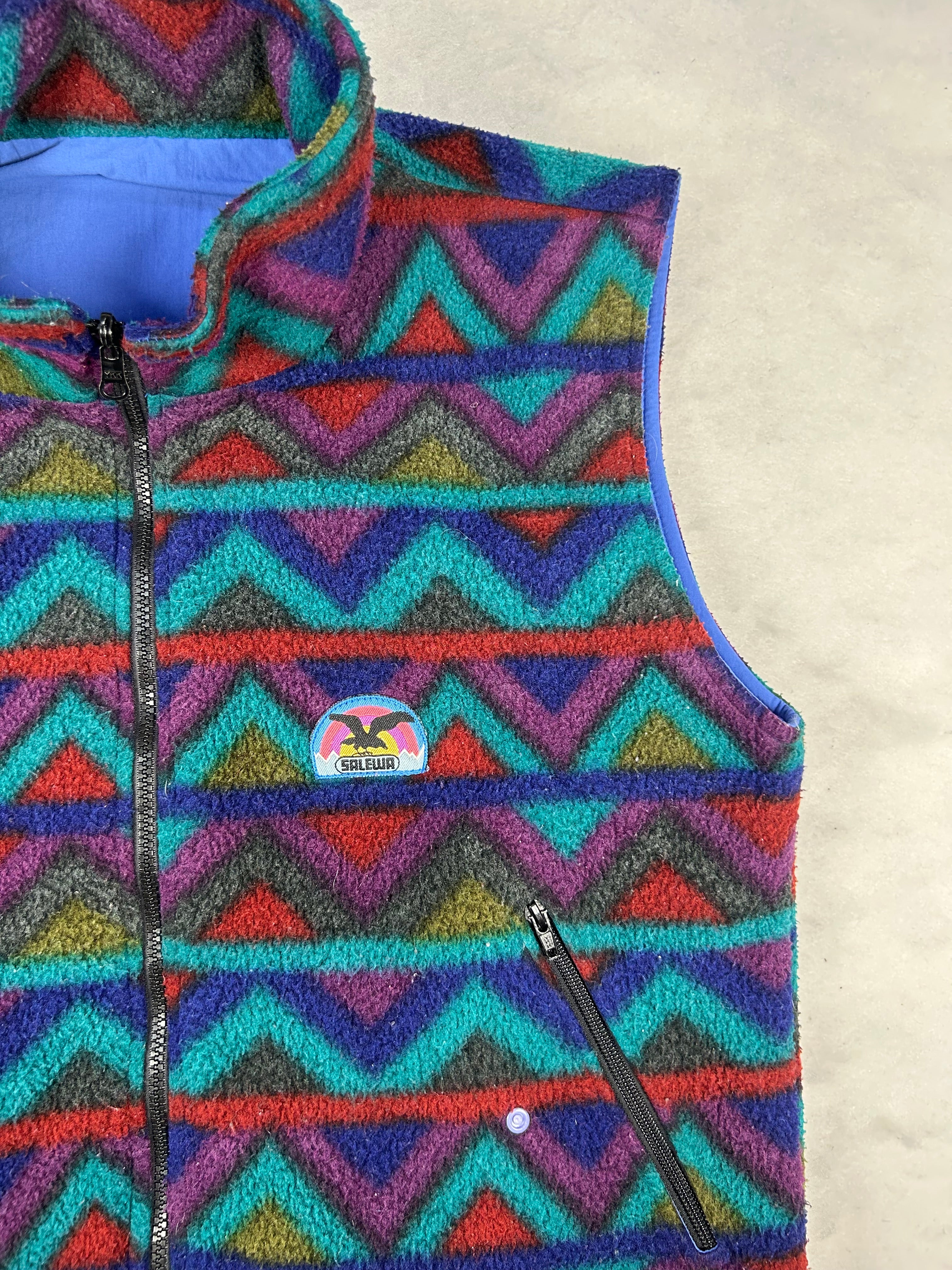Gilet Pile Vintage Taglia L