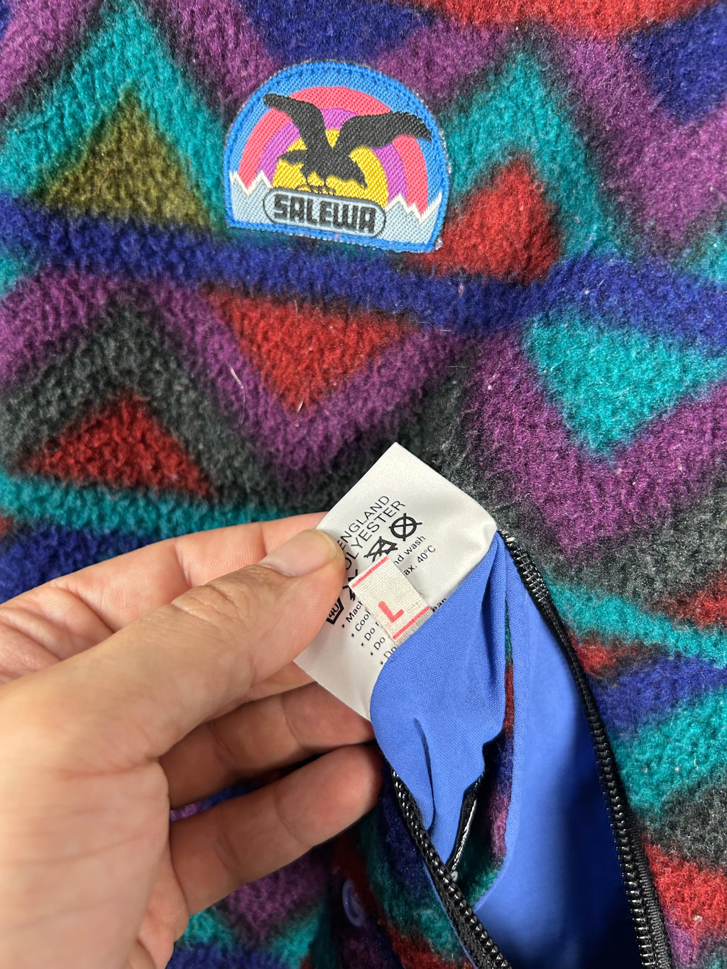 Gilet Pile Vintage Taglia L