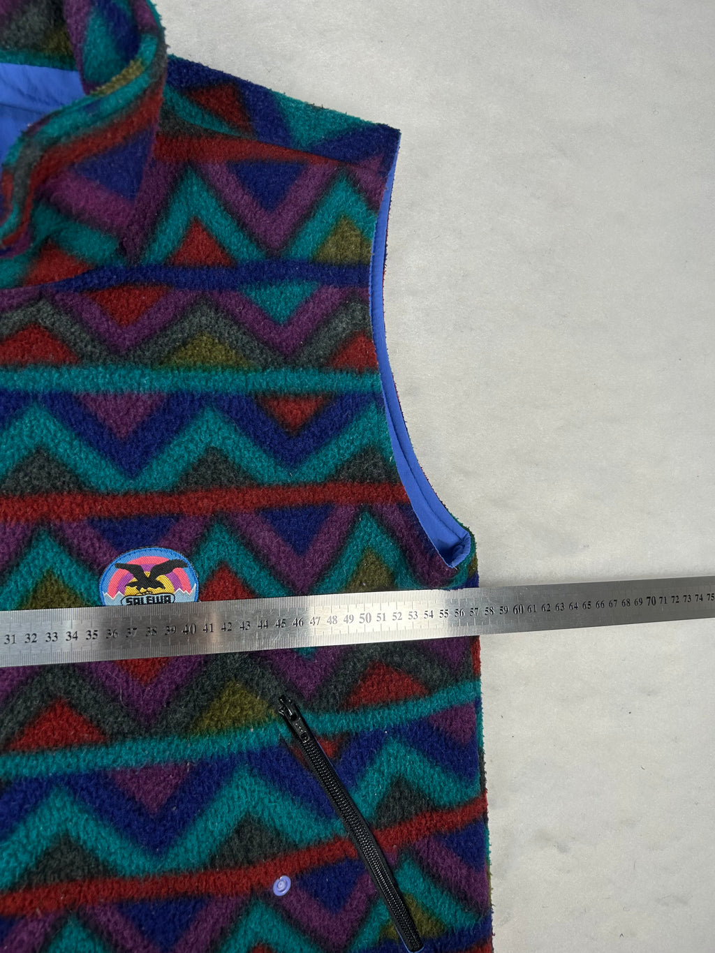 Gilet Pile Vintage Taglia L