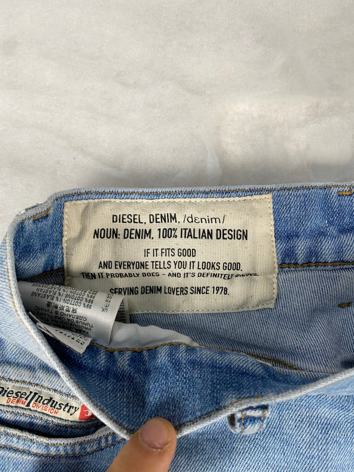 Jeans Diesel Matic dettaglio