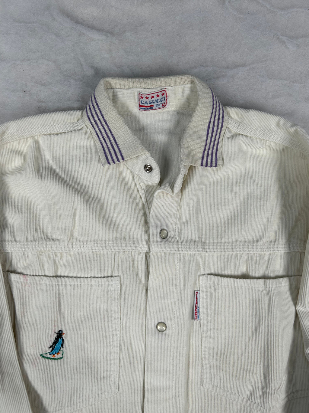 Camicia Casucci velluto a coste panna – Unisex Taglia M