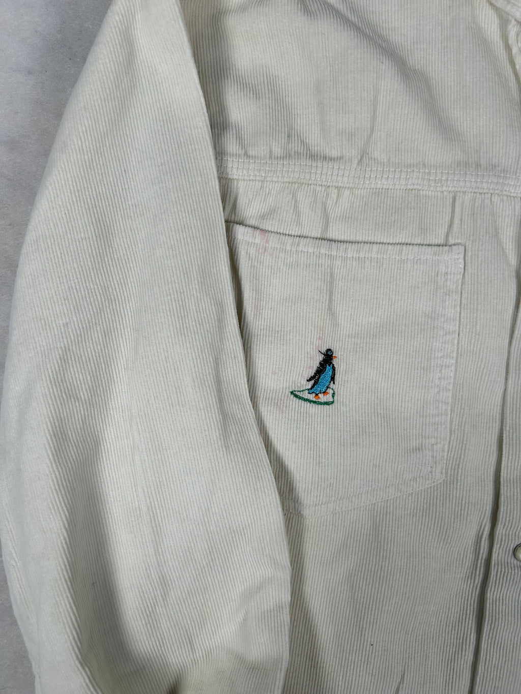 Camicia Casucci velluto a coste panna – Unisex Taglia M