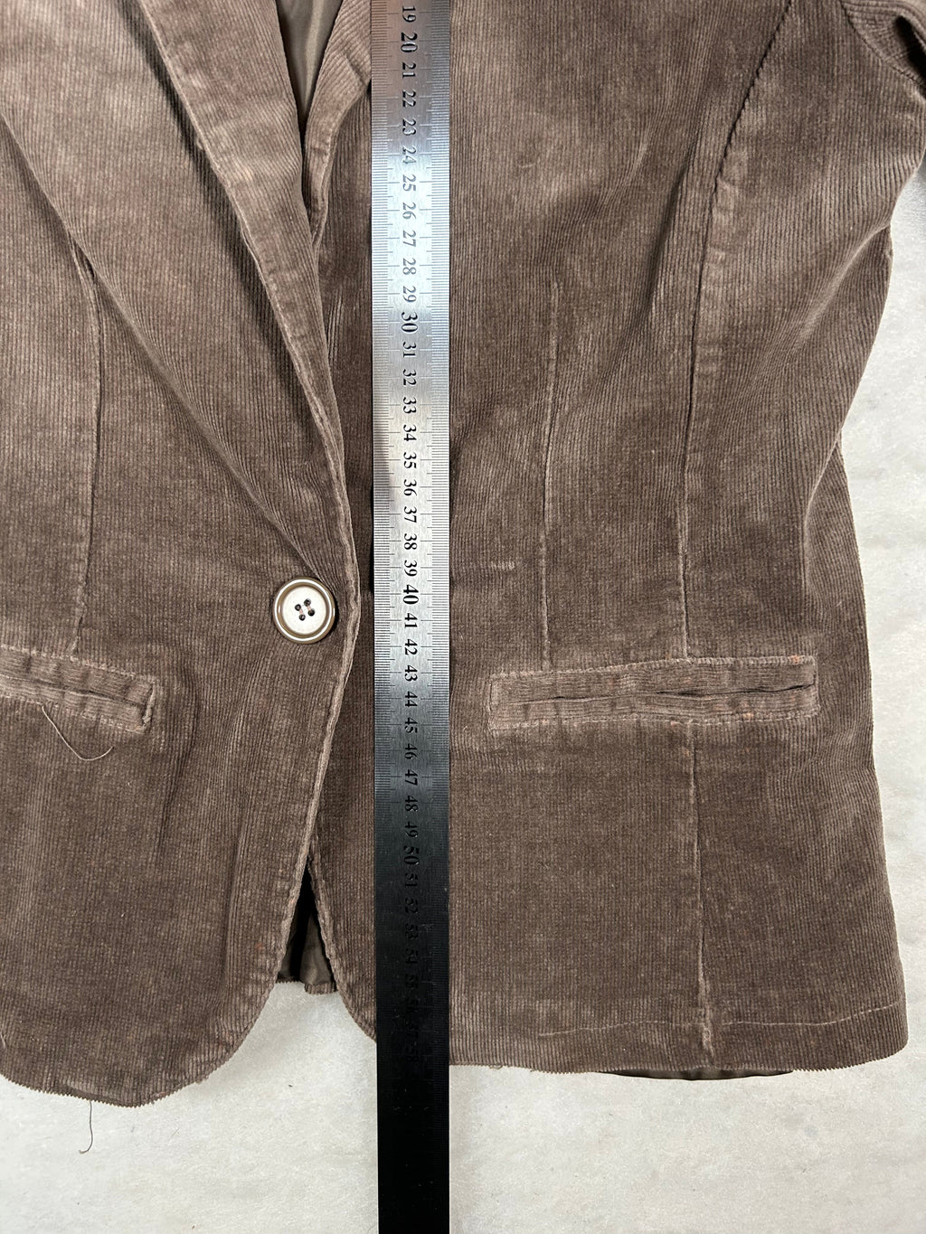 Blazer exact velluto a coste talpa – Donna Taglia M